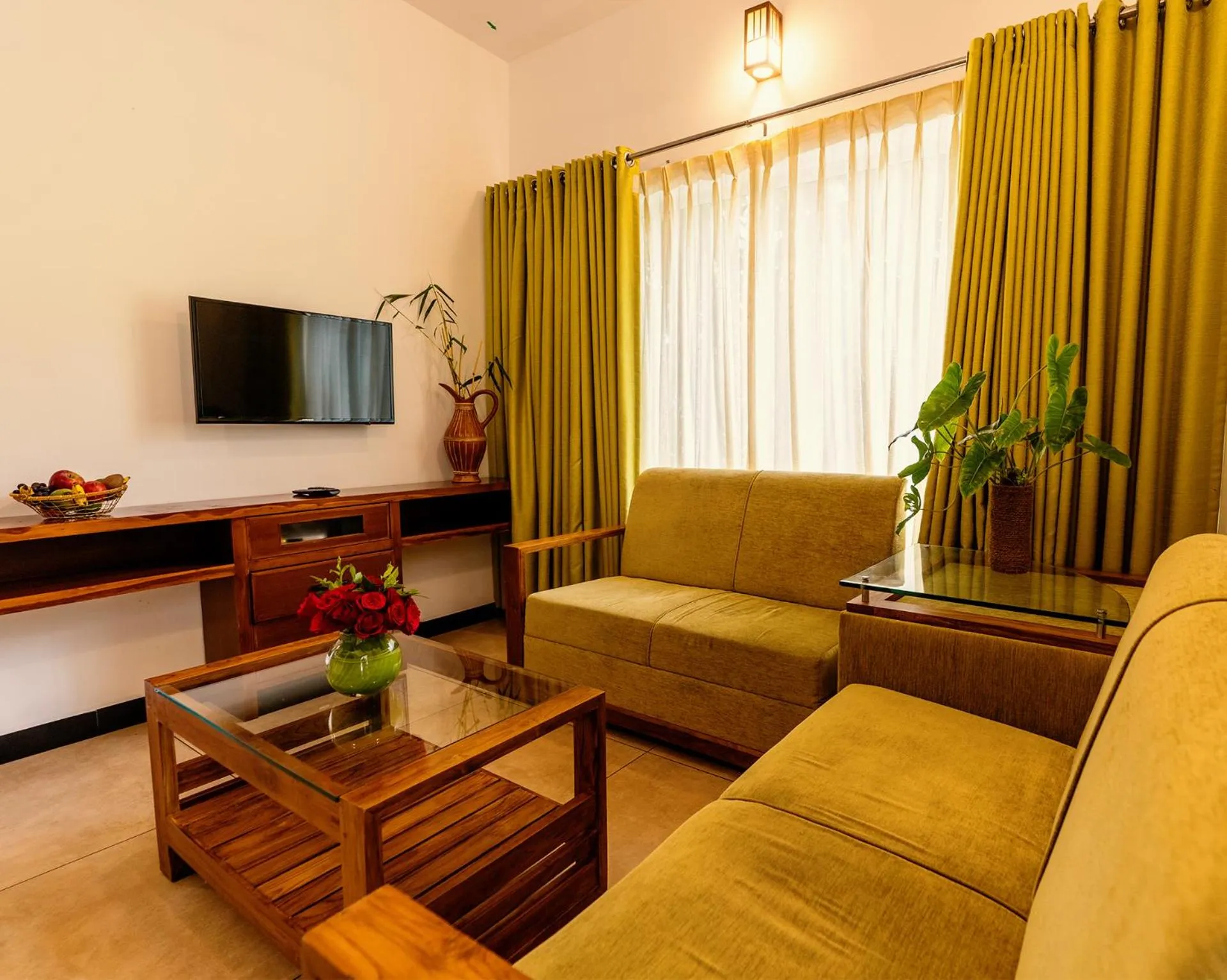 Living room in The Leaf Munnar