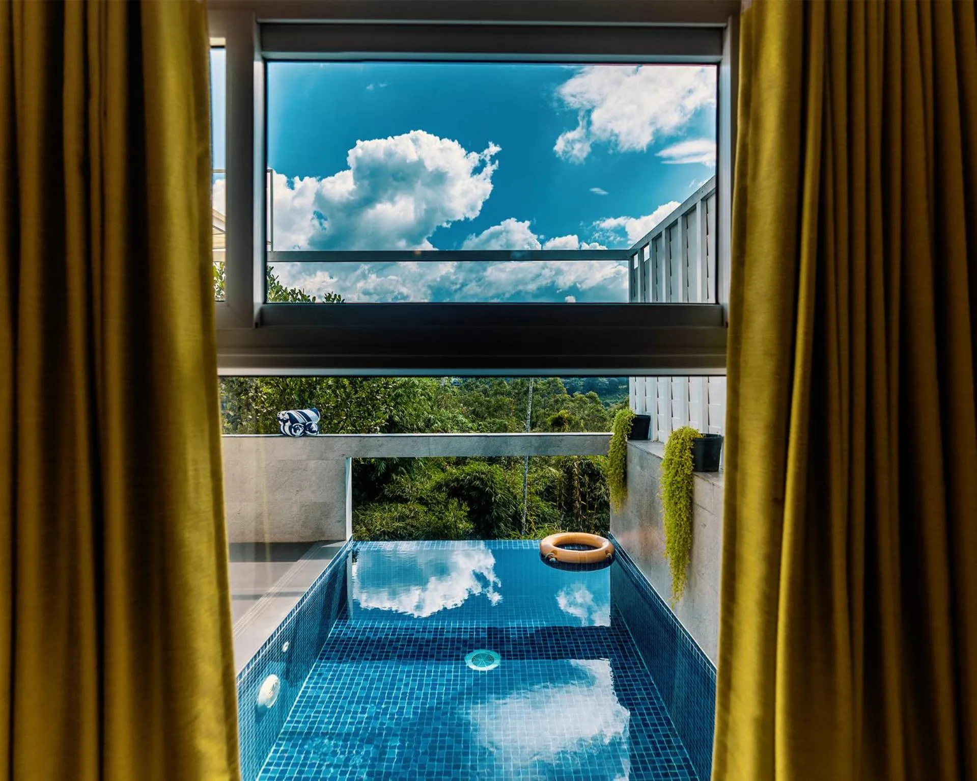 Pool view in The Leaf Munnar