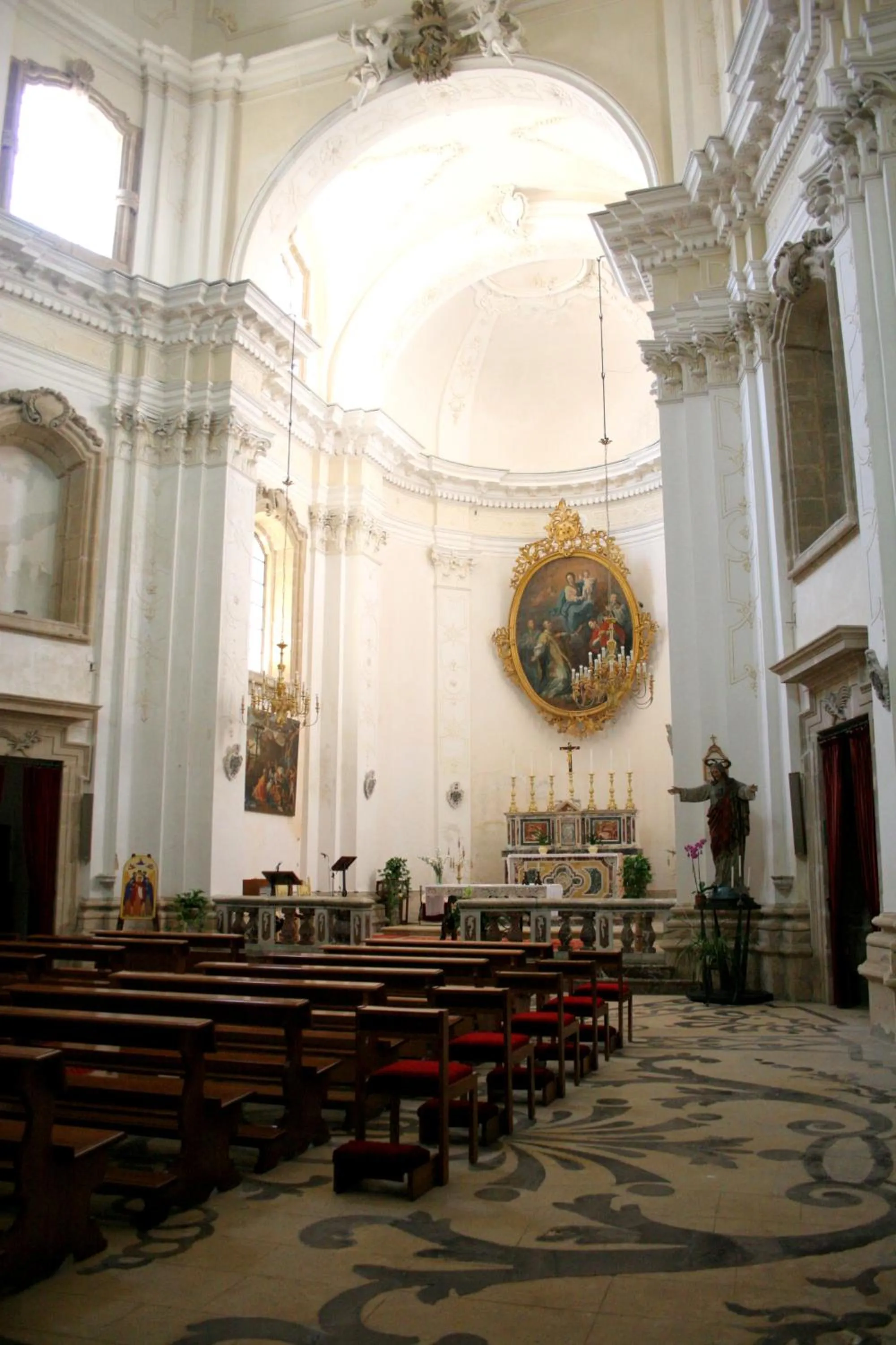 Decorative detail in Domus Mariae Benessere