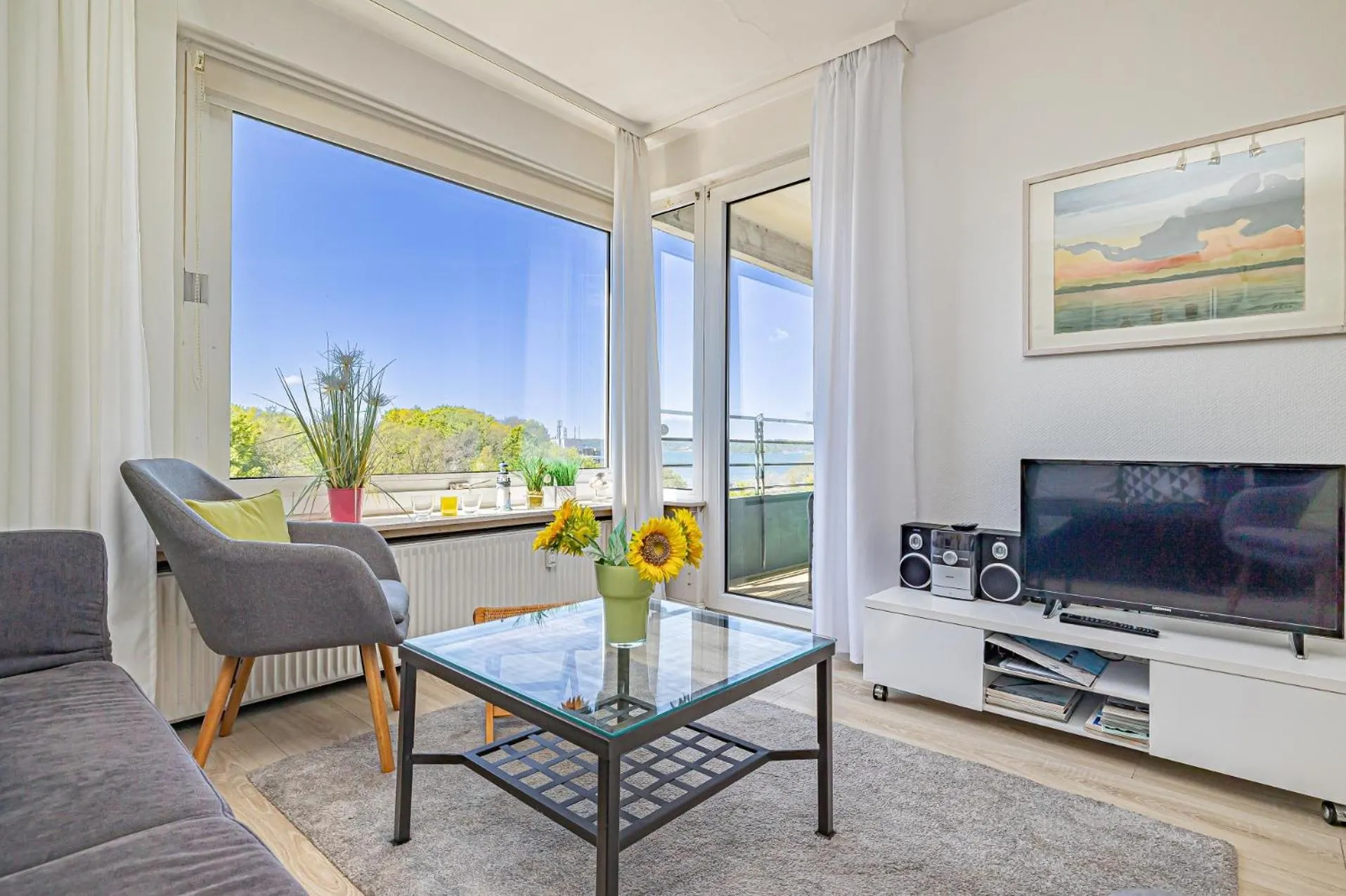 Living room in fewo1846 - Del Mar - komfortable 2-Zimmer-Wohnung mit Balkon im 7 OG
