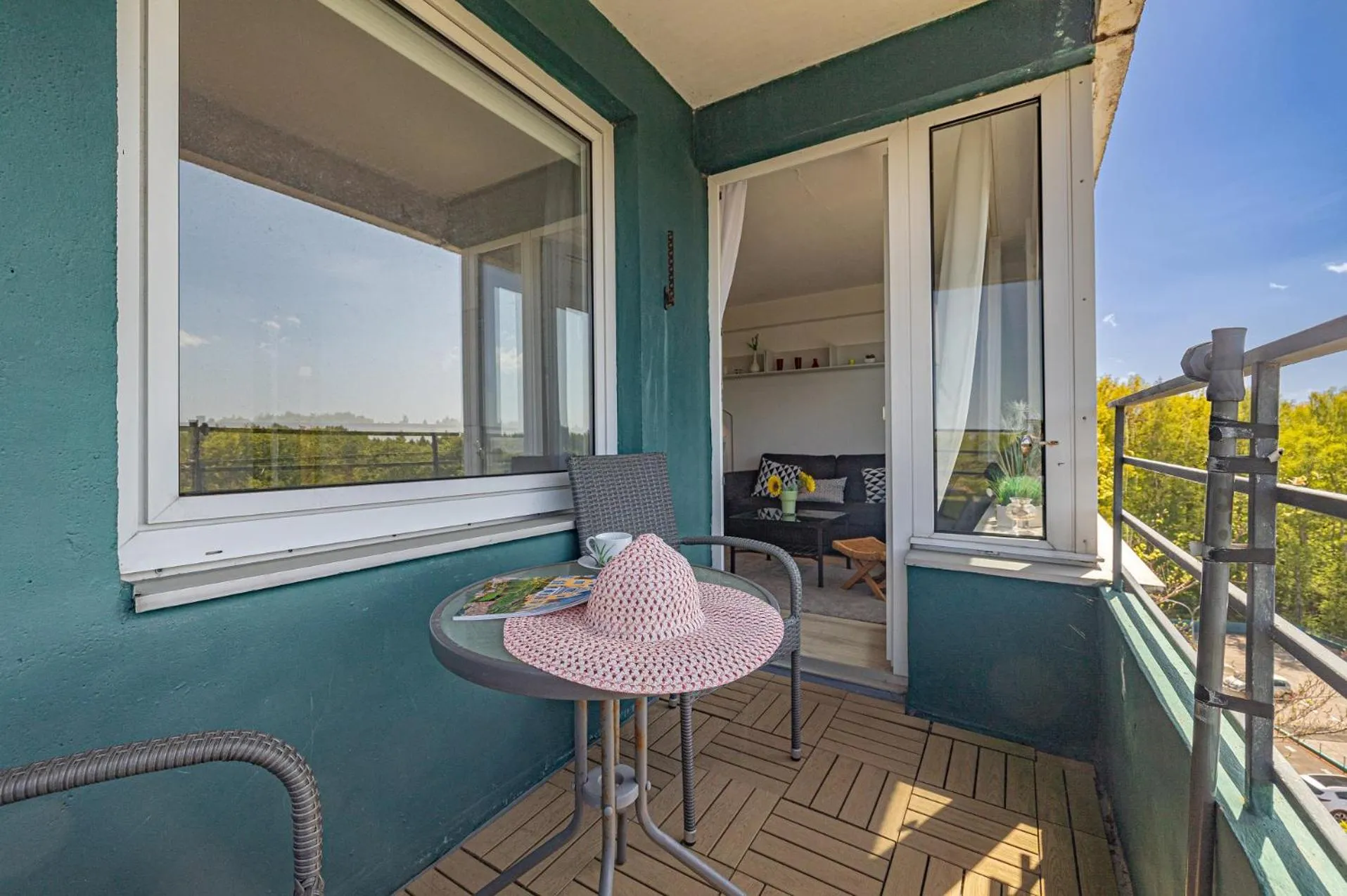 Balcony/Terrace in fewo1846 - Del Mar - komfortable 2-Zimmer-Wohnung mit Balkon im 7 OG