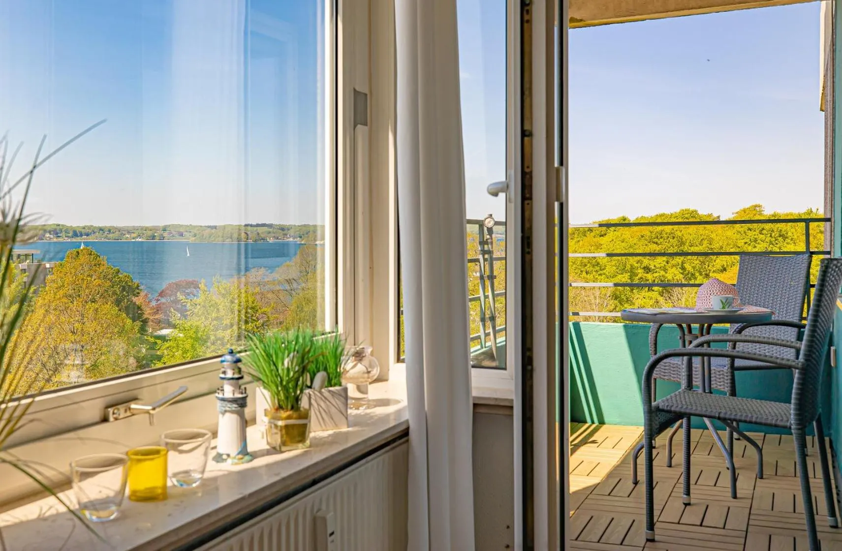 Balcony/Terrace in fewo1846 - Del Mar - komfortable 2-Zimmer-Wohnung mit Balkon im 7 OG