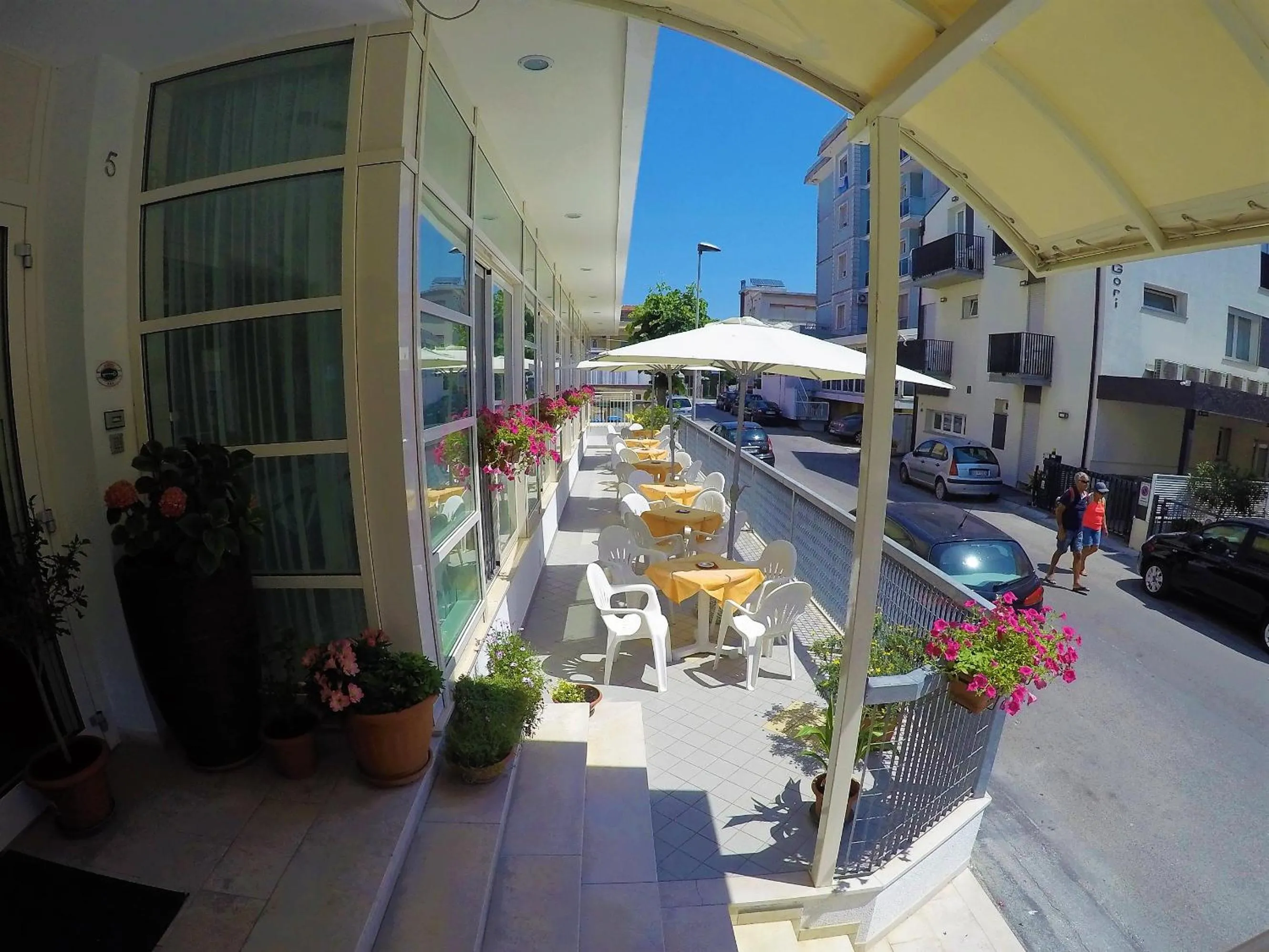 Balcony/Terrace in Hotel Boom