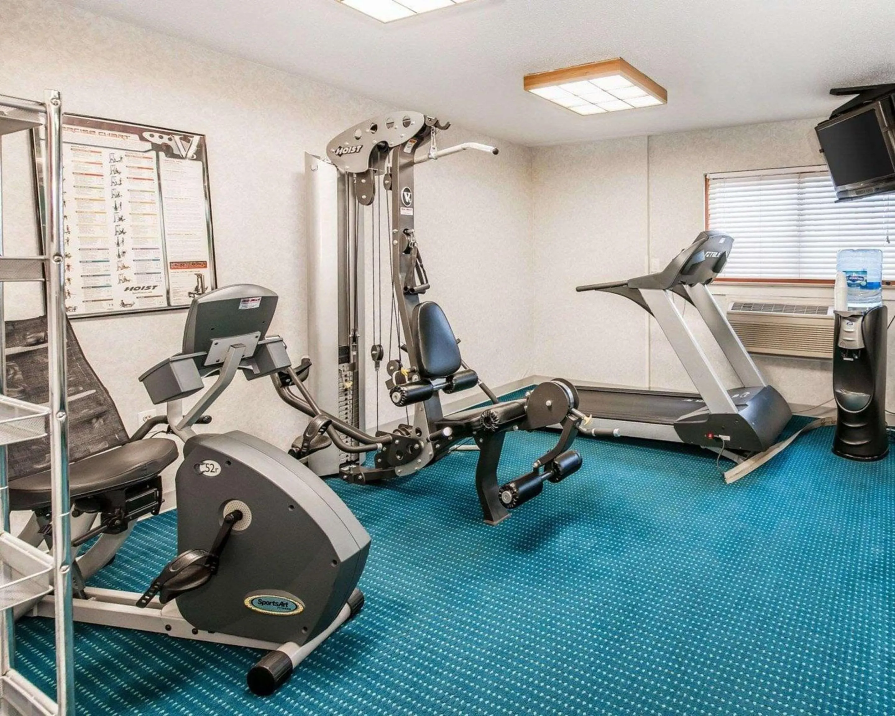 Fitness centre/facilities in Quality Inn South