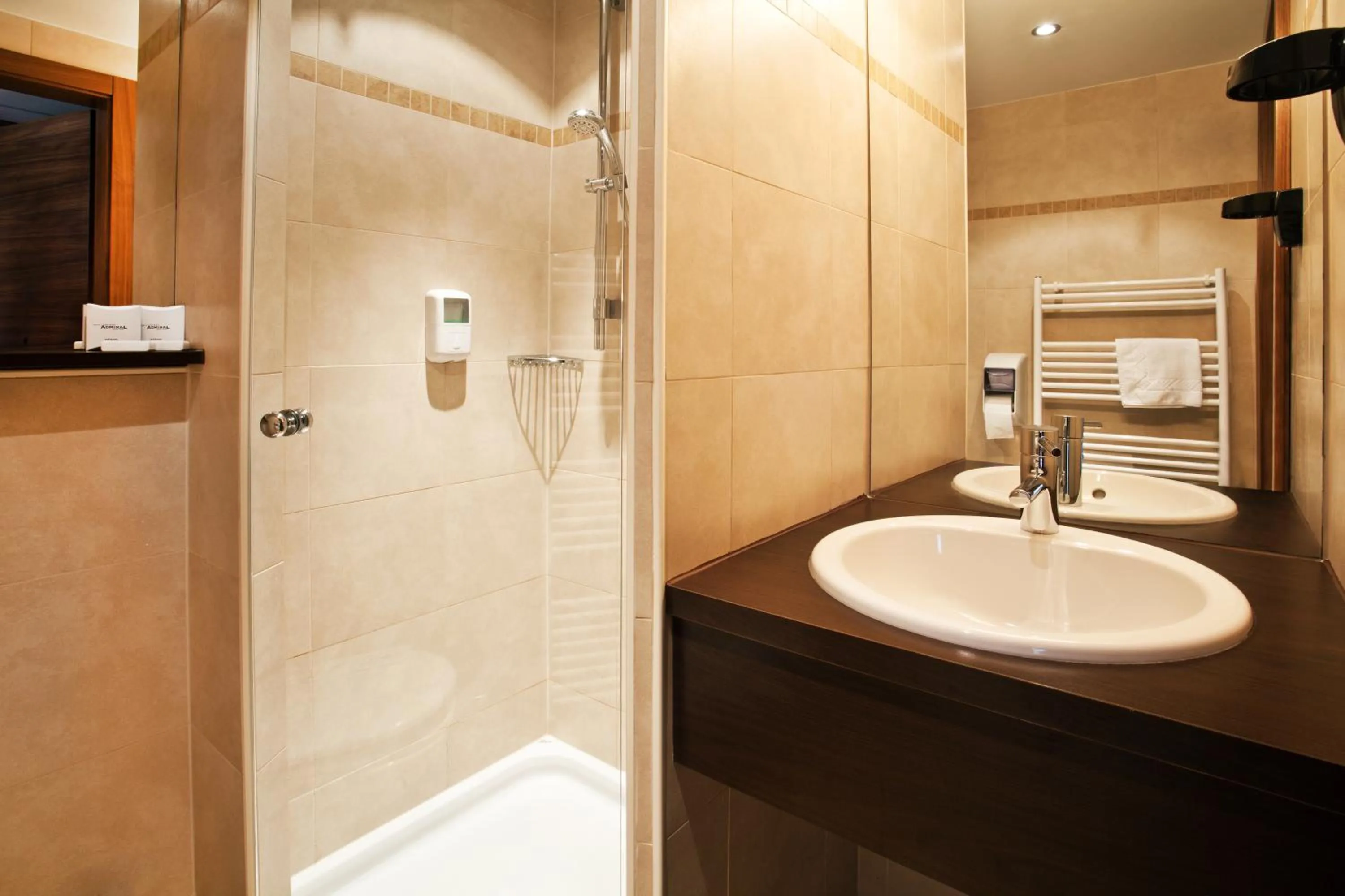 Bathroom in Casino & Hotel ADMIRAL Kozina