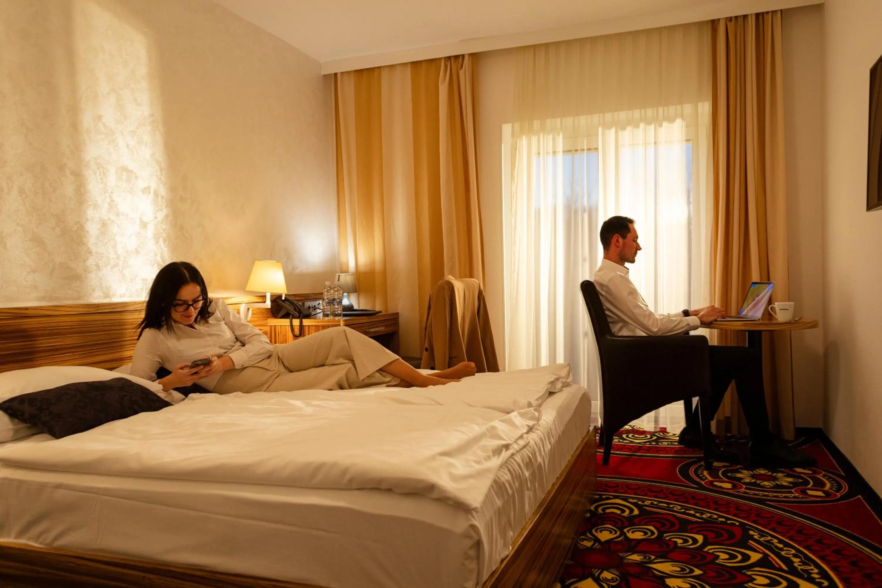 Guests, Bed in Casino & Hotel ADMIRAL Kozina