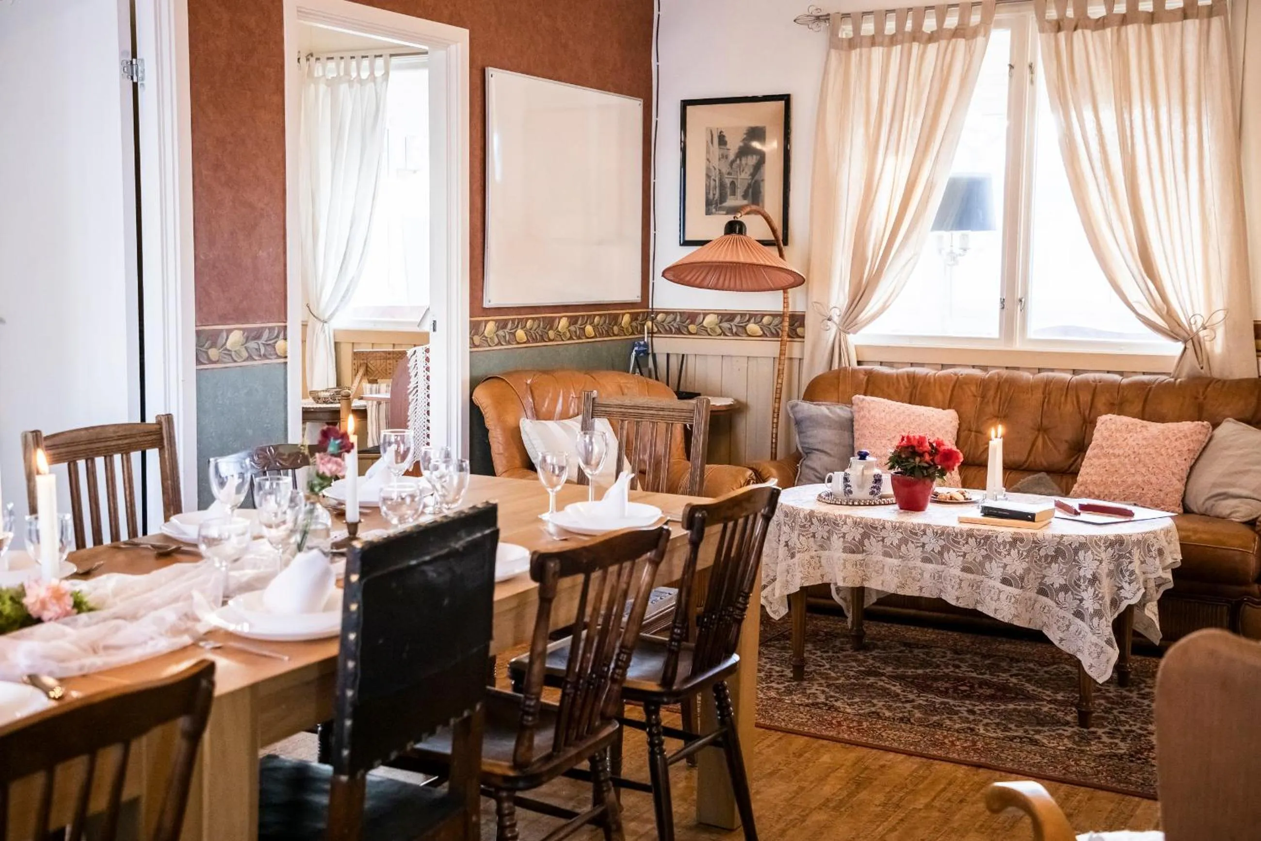 Living room in Skotteksgården Cottages