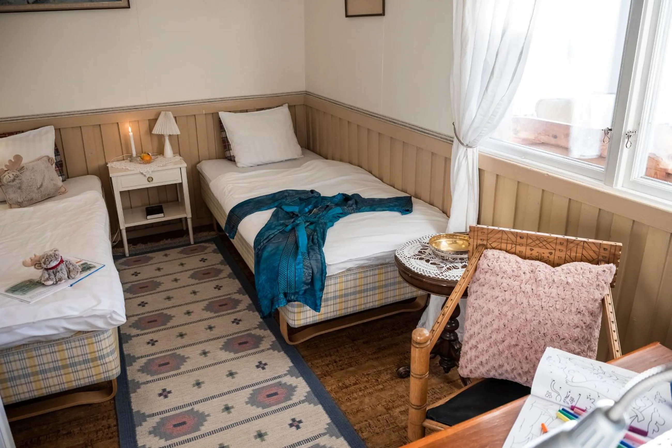 Bedroom, Bed in Skotteksgården Cottages