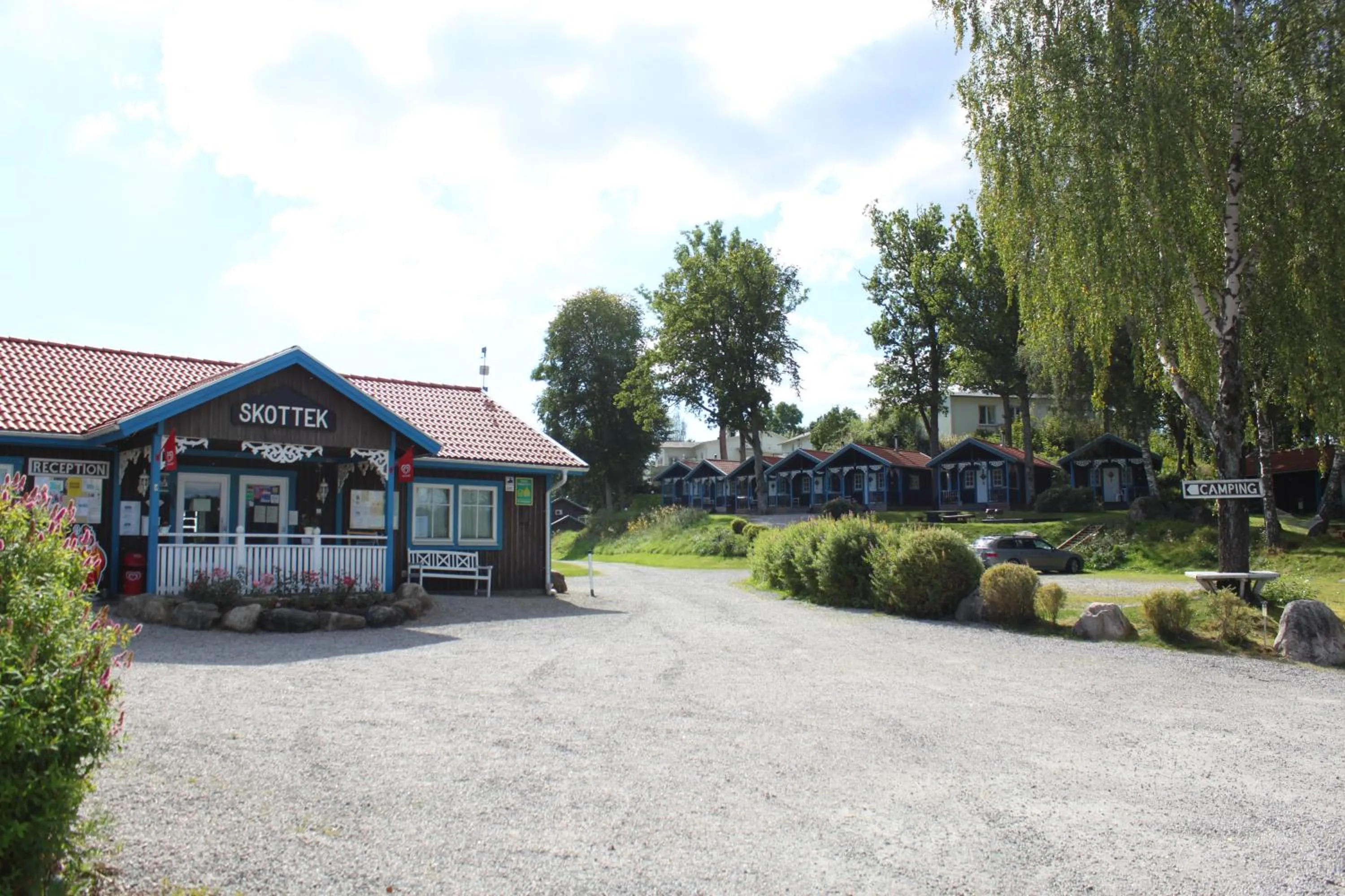 Facade/entrance in Skotteksgården Cottages