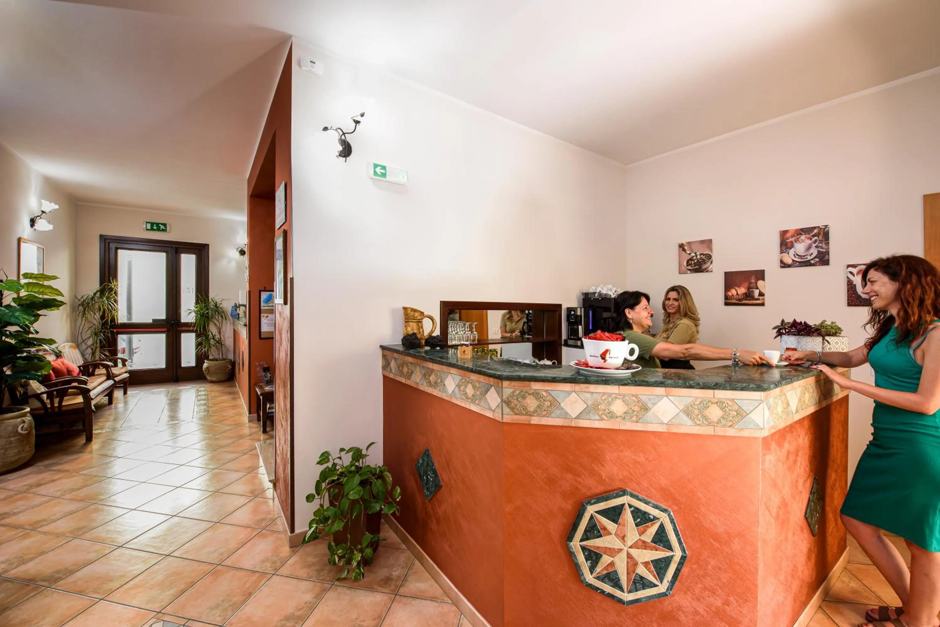 People in Sun Garden