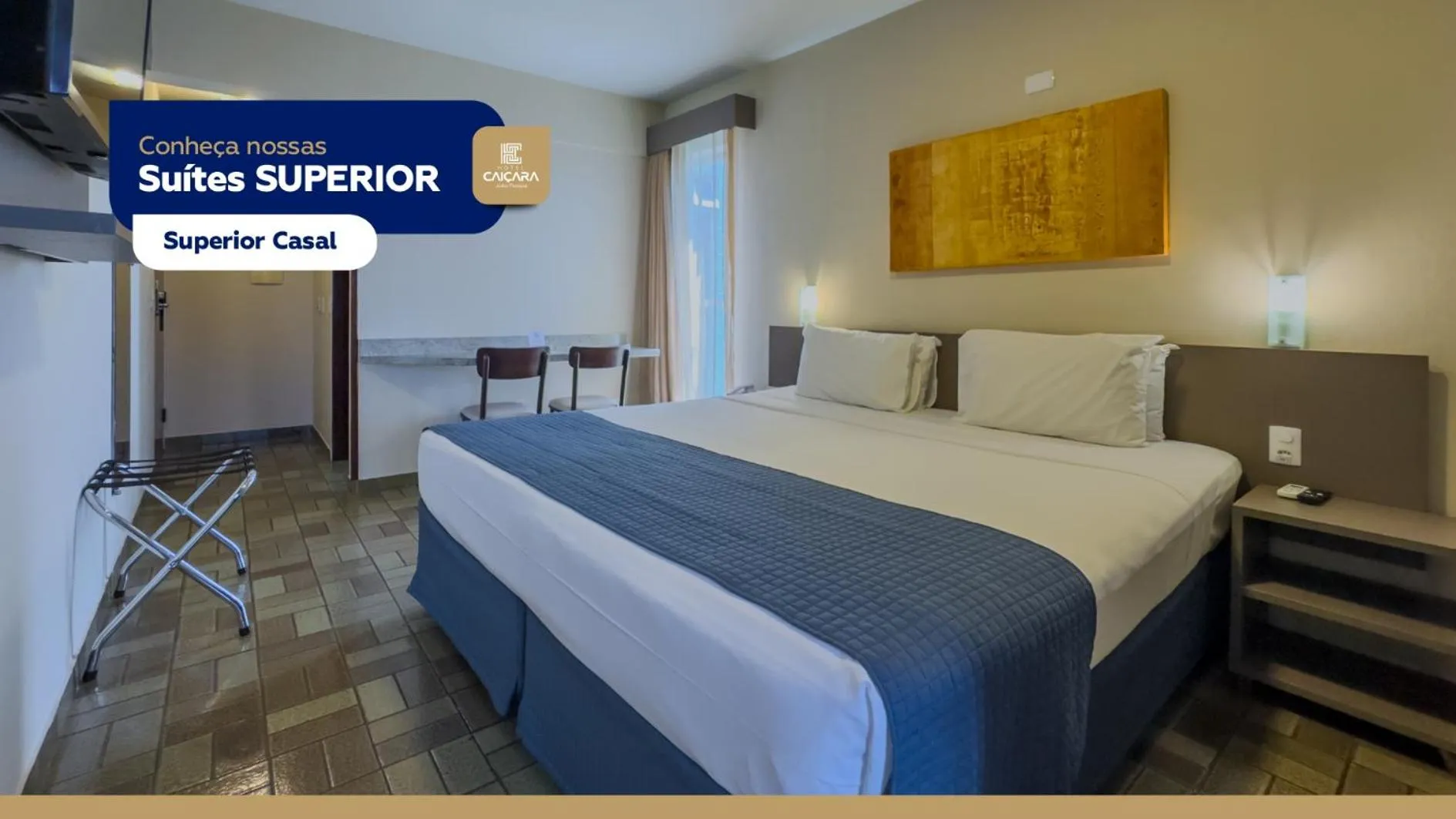 Bed in Hotel Caiçara João Pessoa