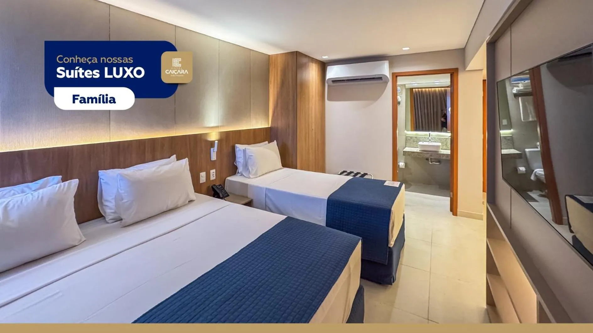 Bed in Hotel Caiçara João Pessoa