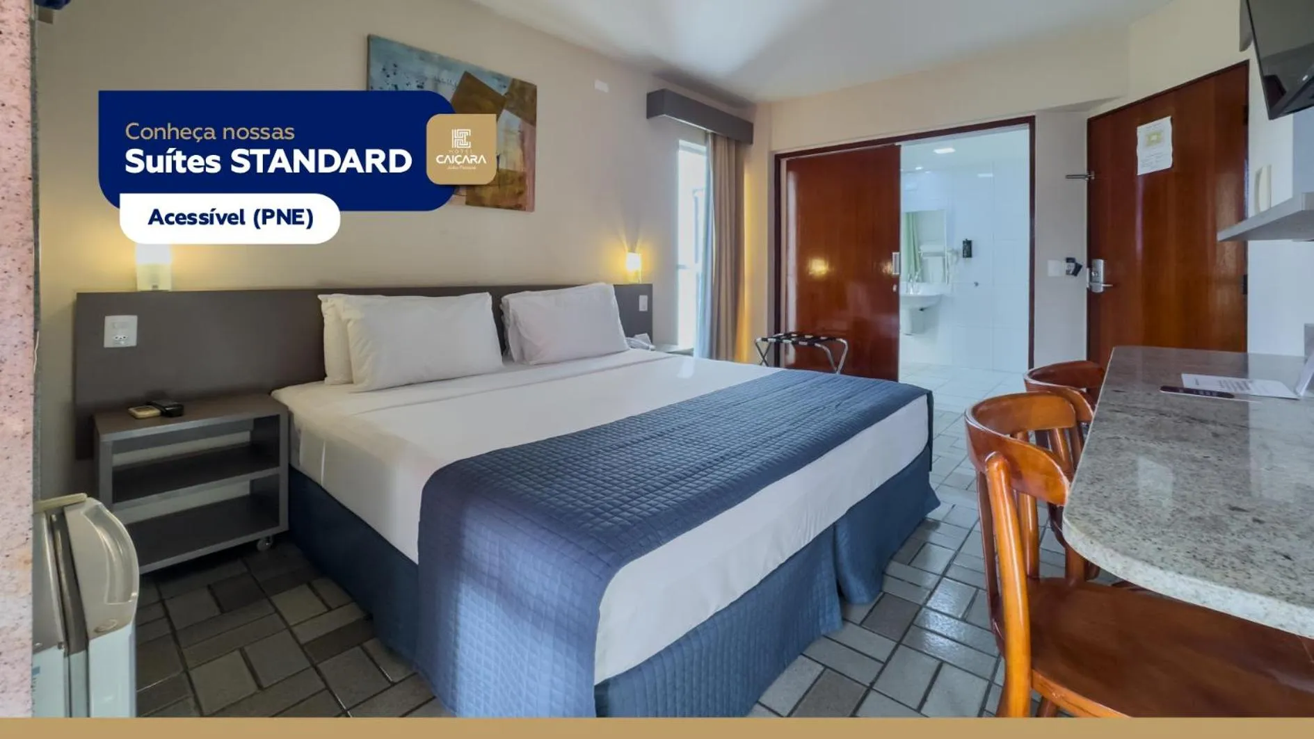 Bed in Hotel Caiçara João Pessoa