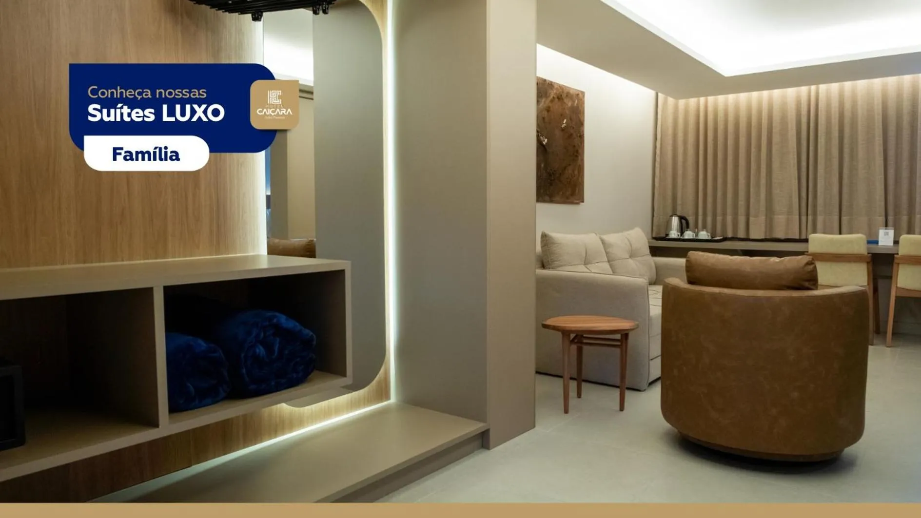 Seating area in Hotel Caiçara João Pessoa