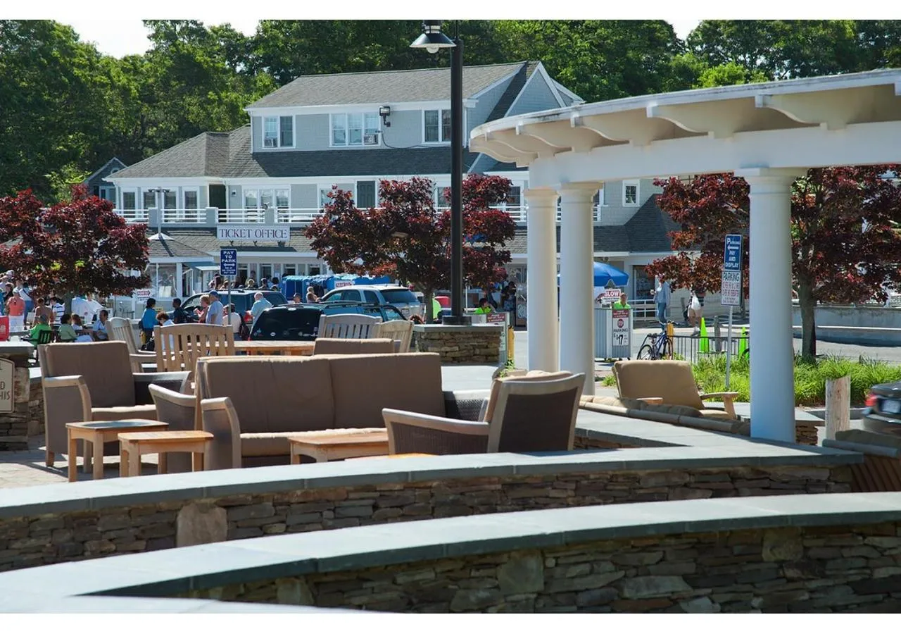 Patio in Hyannis Harbor Hotel
