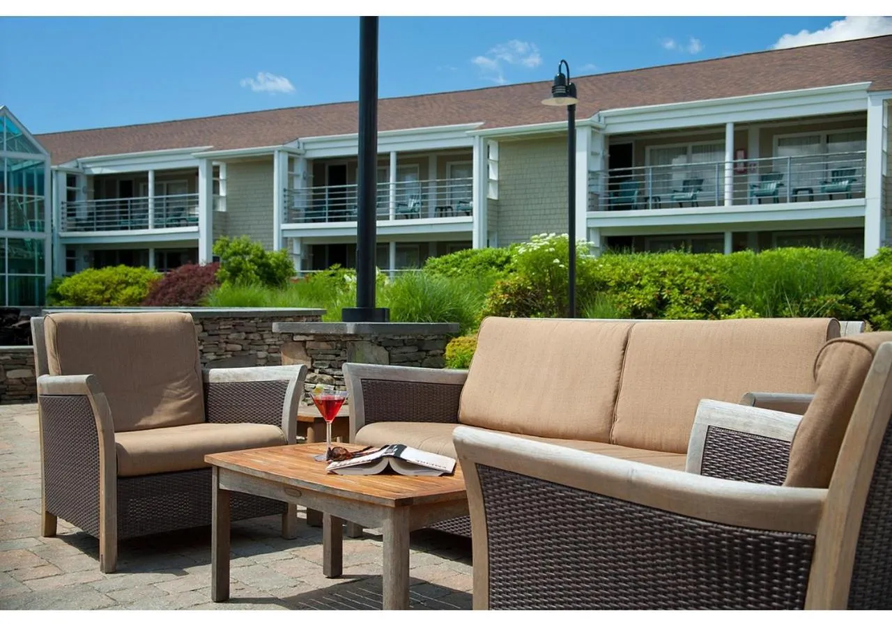 Patio in Hyannis Harbor Hotel