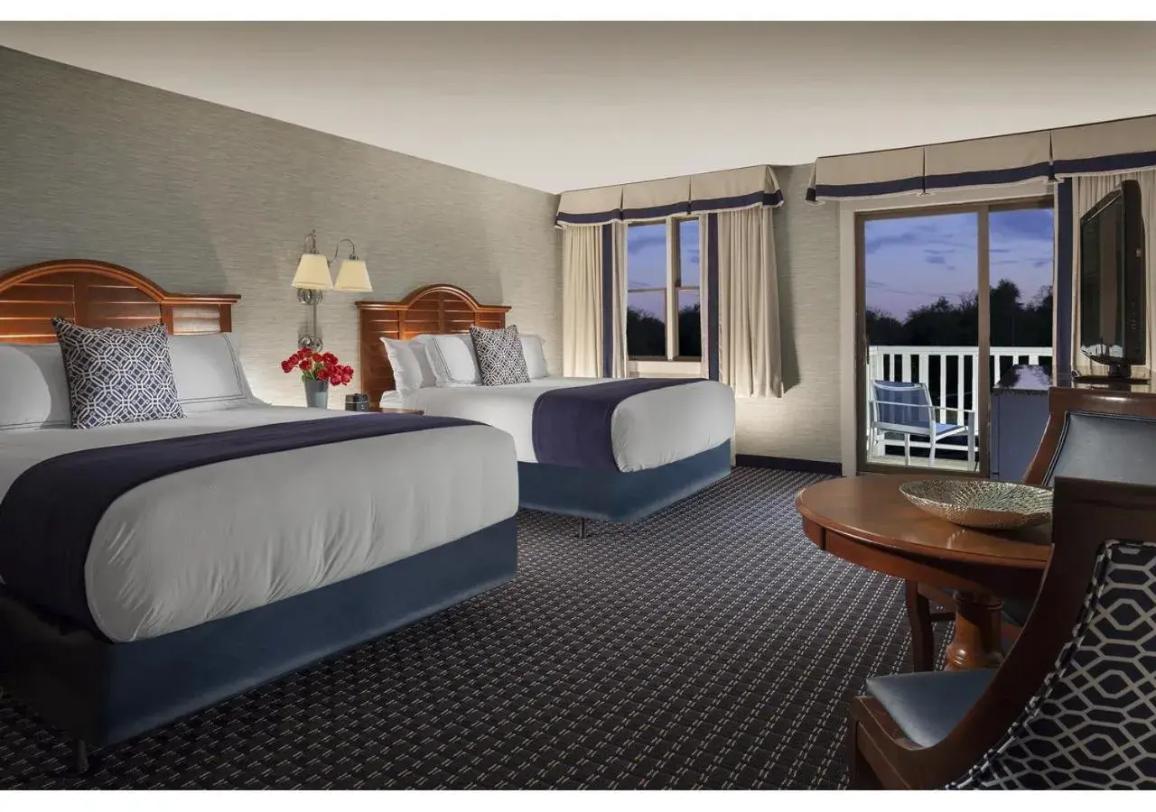 Decorative detail, Bed in Hyannis Harbor Hotel Decorative detail, Bed in Hyannis Harbor Hotel