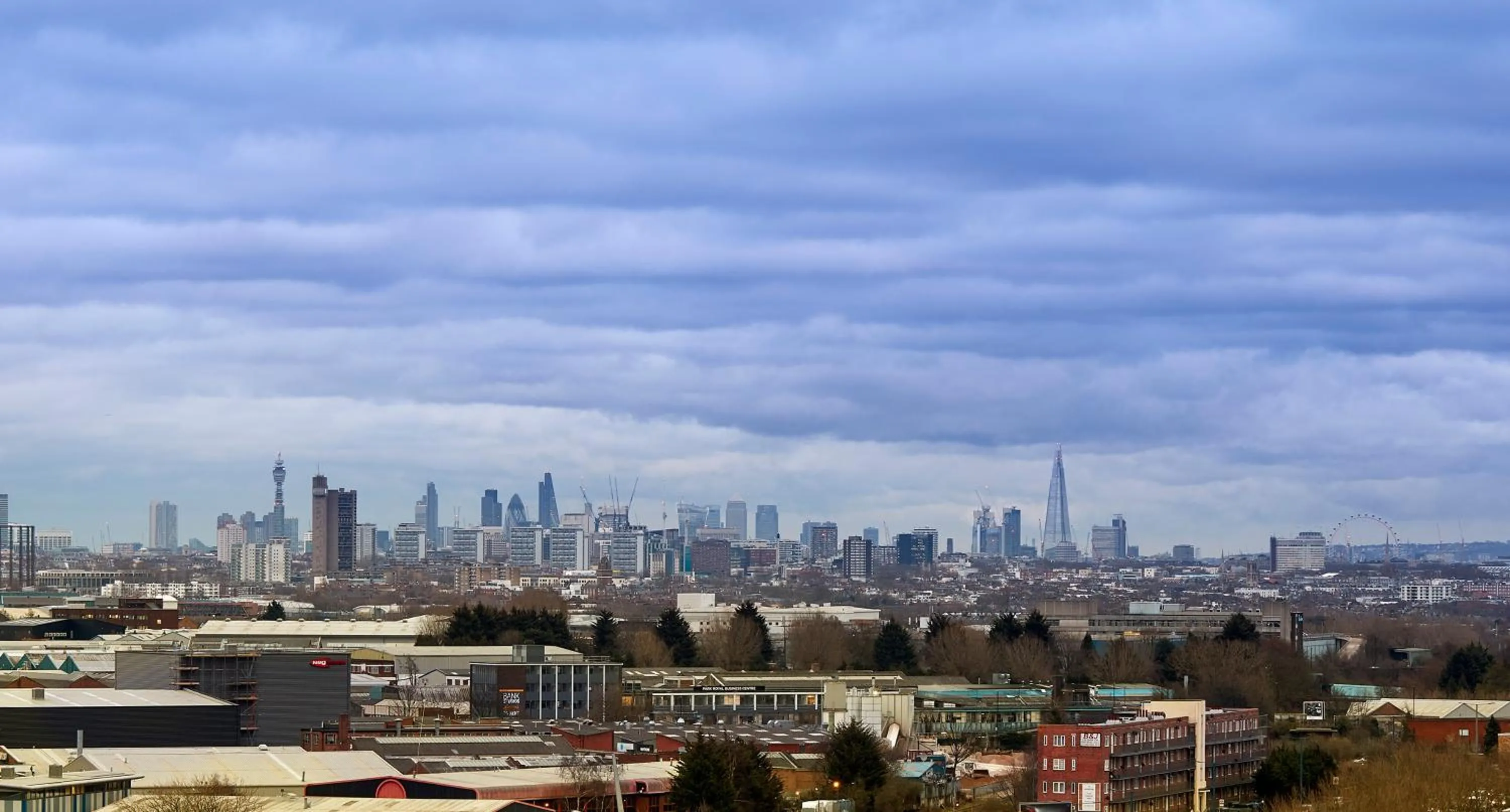 City view in Park Plaza London, Park Royal