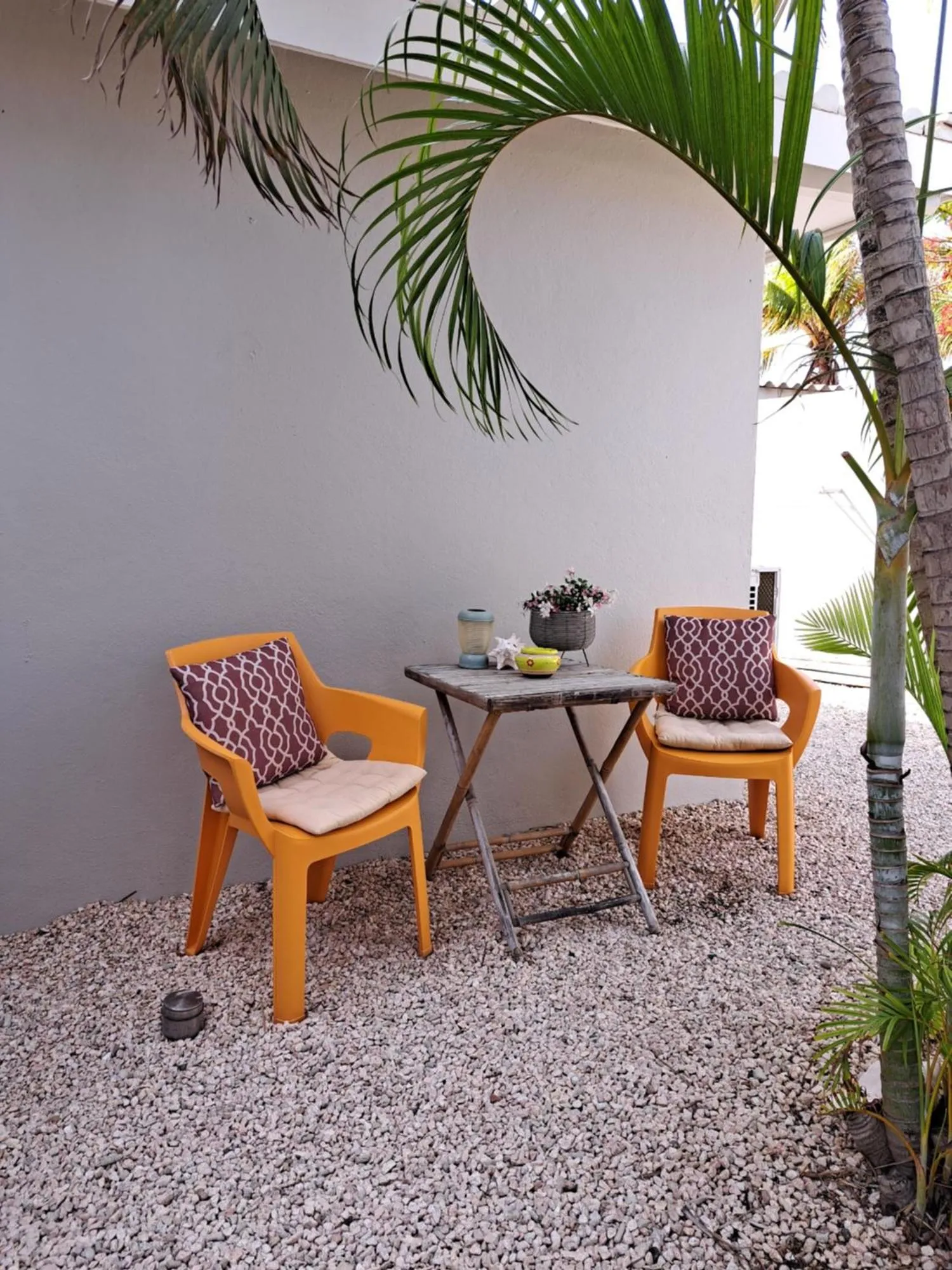 Balcony/Terrace in BnBBonaire near the ocean