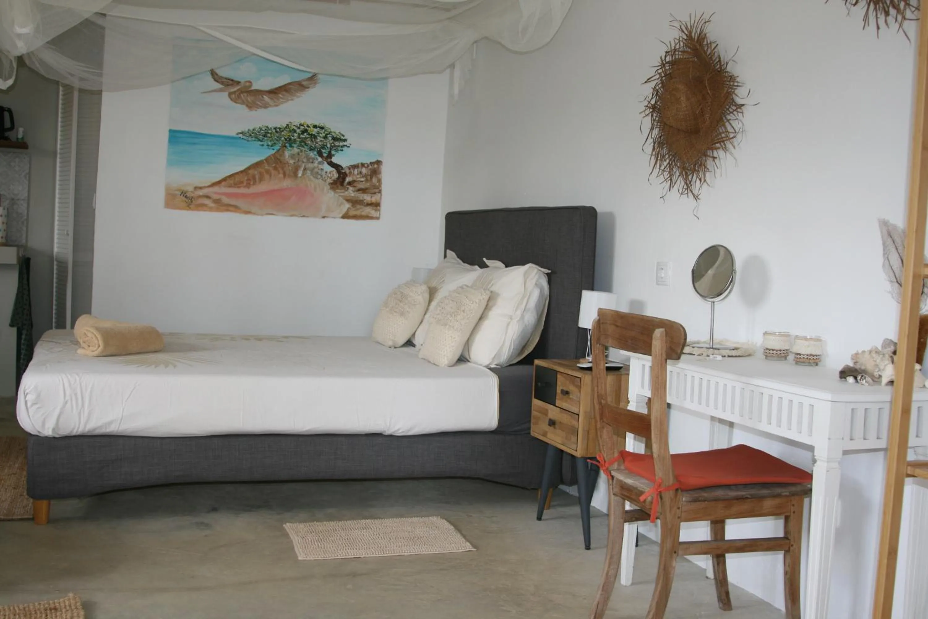 Bedroom, Bed in BnBBonaire near the ocean