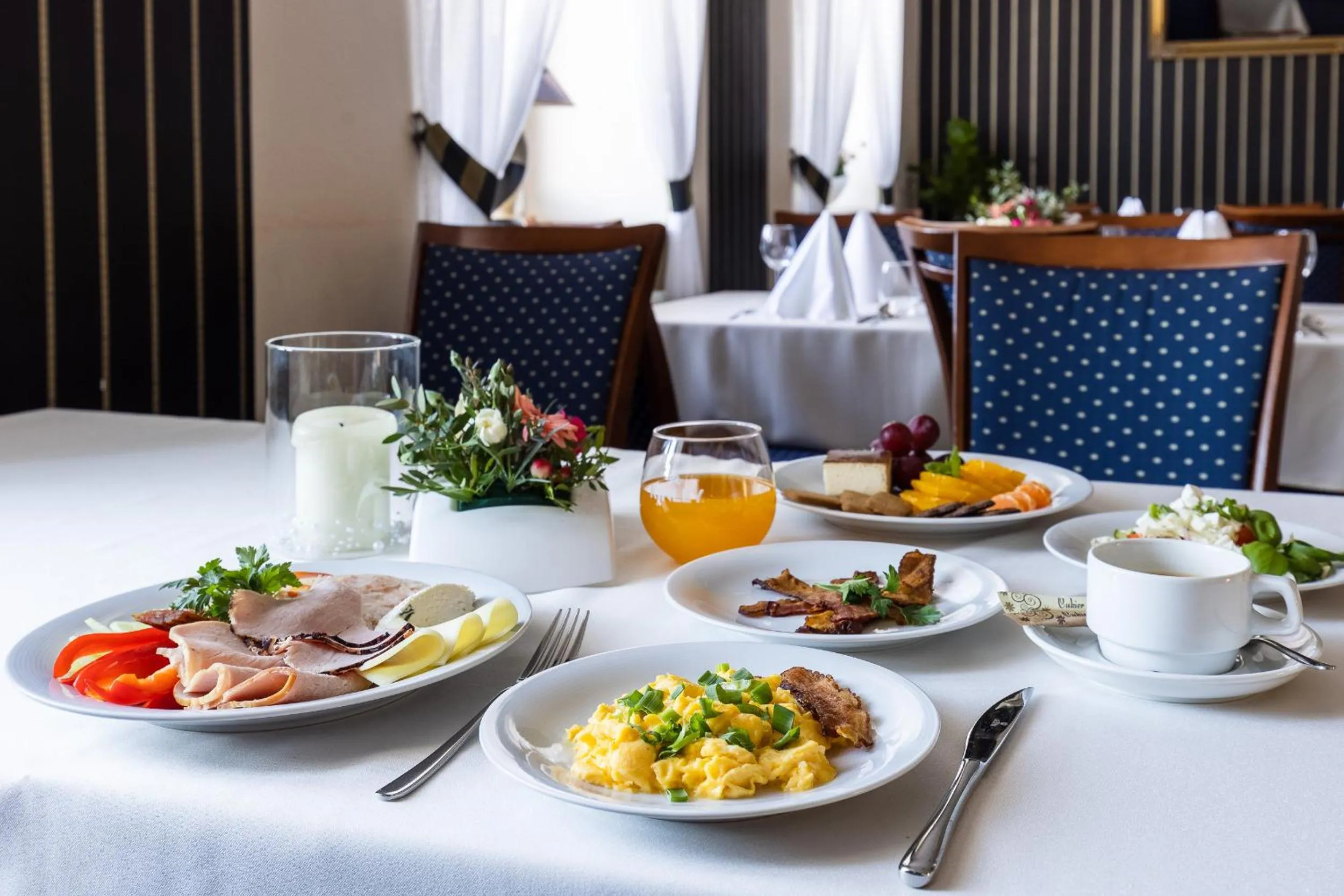 Food and drinks in Hotel Diamond w Białym Dworku