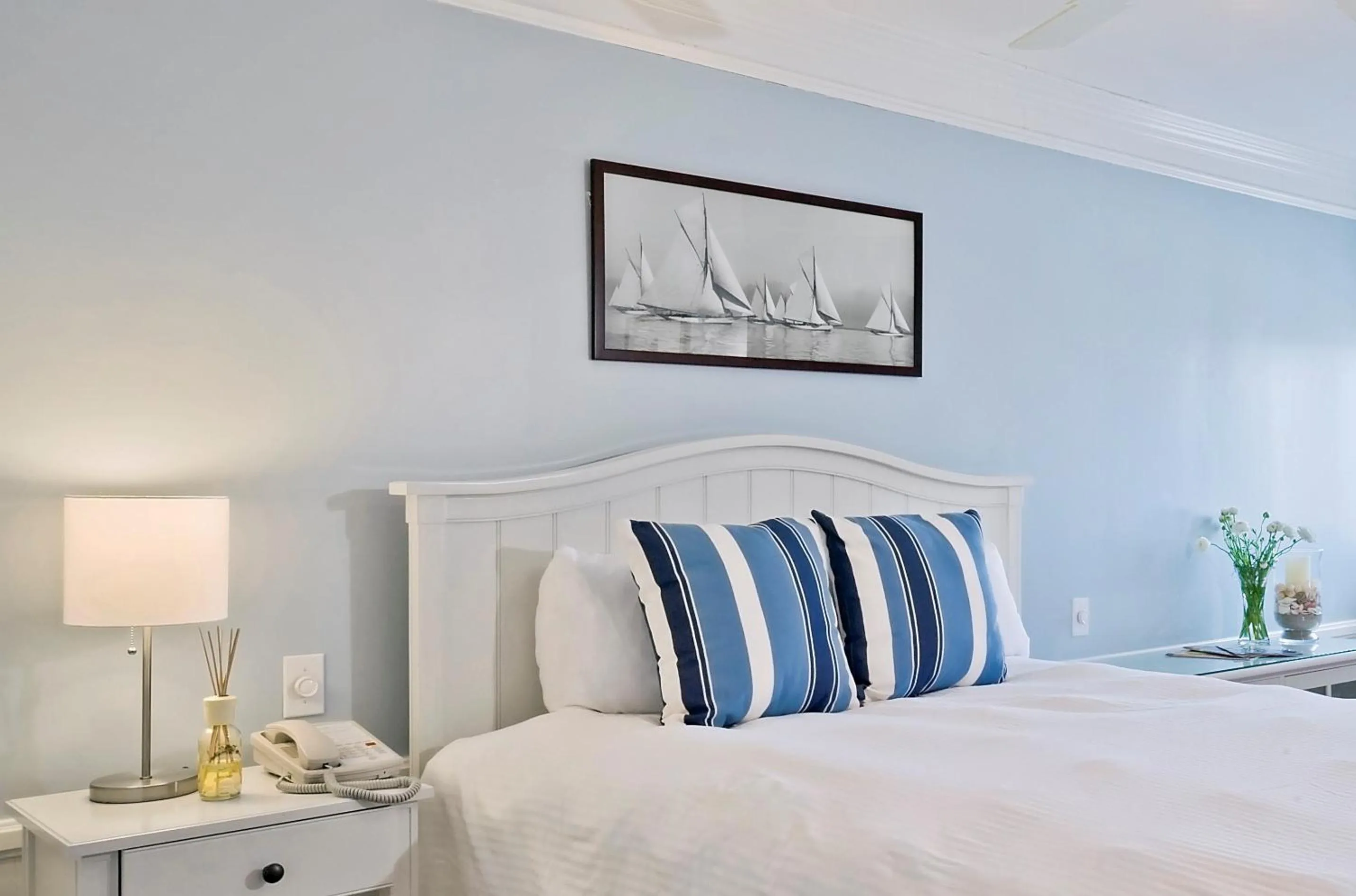 Bed in Newport Beach Hotel