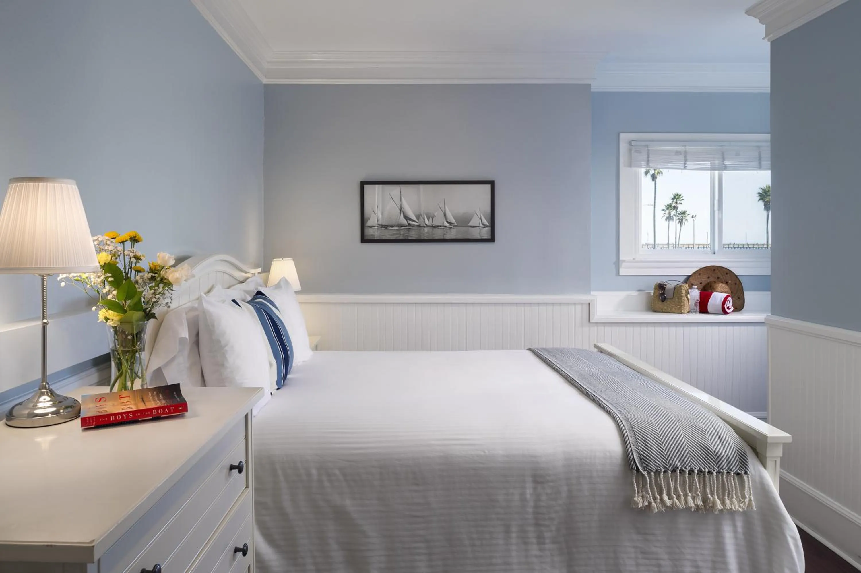 Bed in Newport Beach Hotel