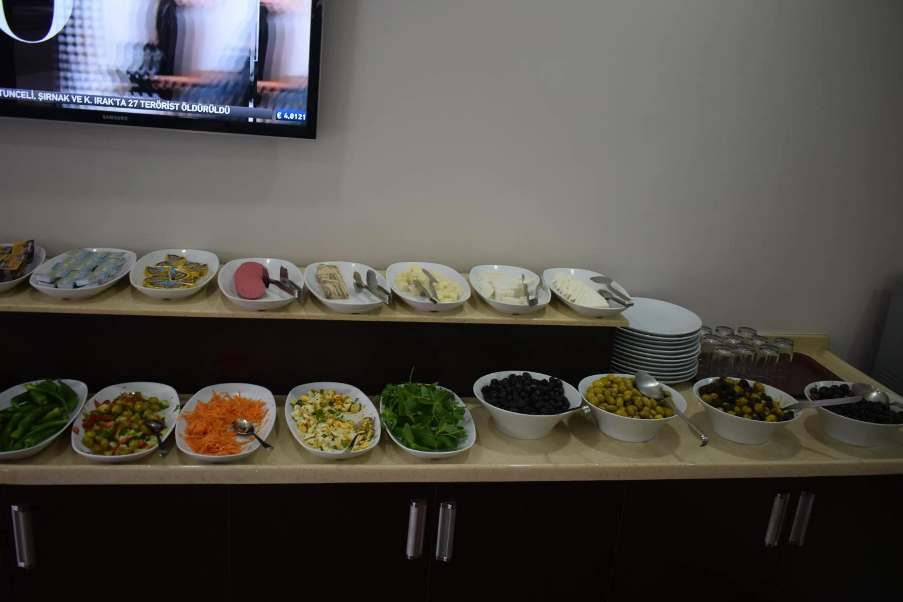 Buffet breakfast in Hosta Otel