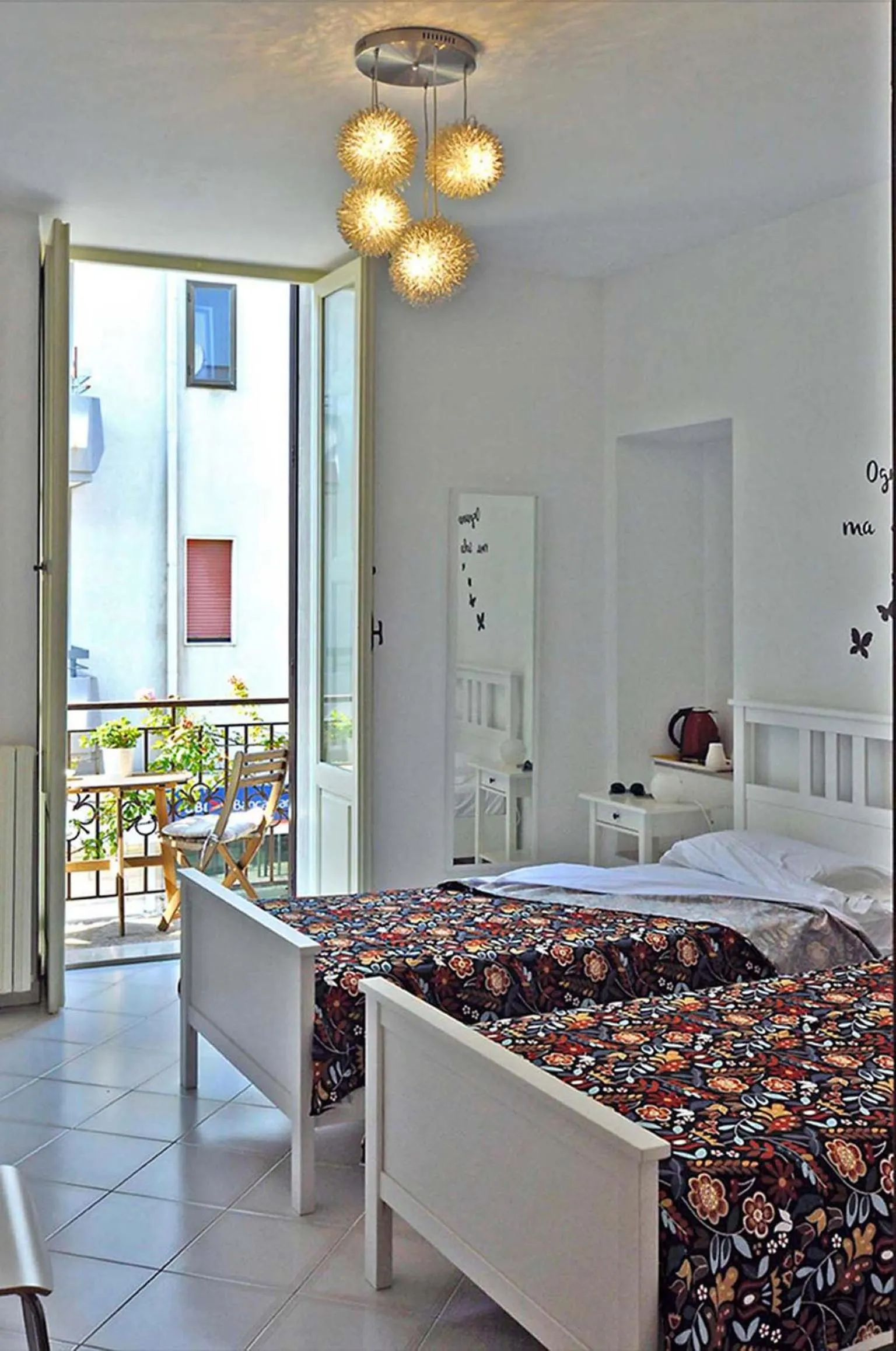 Decorative detail, Bed in A Casa di Anna