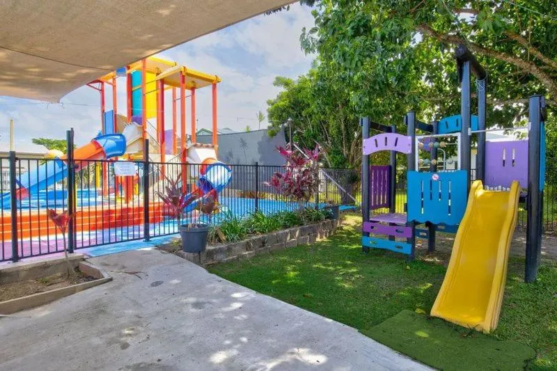 Aqua park in Kurrimine Beach Holiday Park