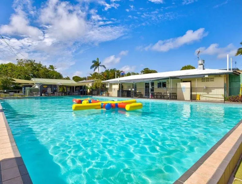 Aqua park in Kurrimine Beach Holiday Park