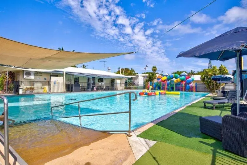Aqua park in Kurrimine Beach Holiday Park