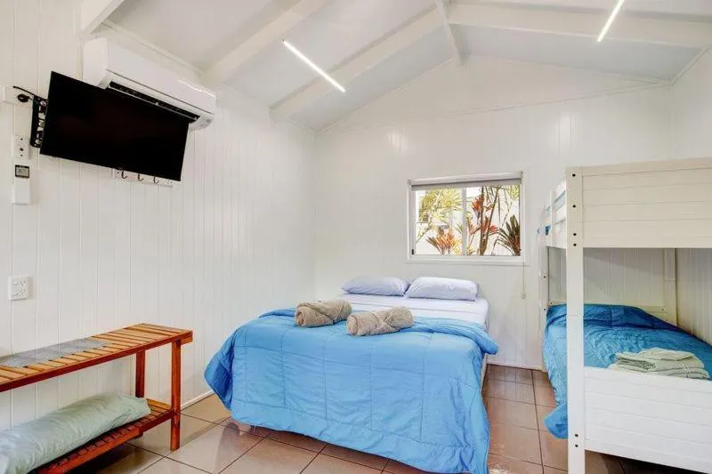 Bed in Kurrimine Beach Holiday Park