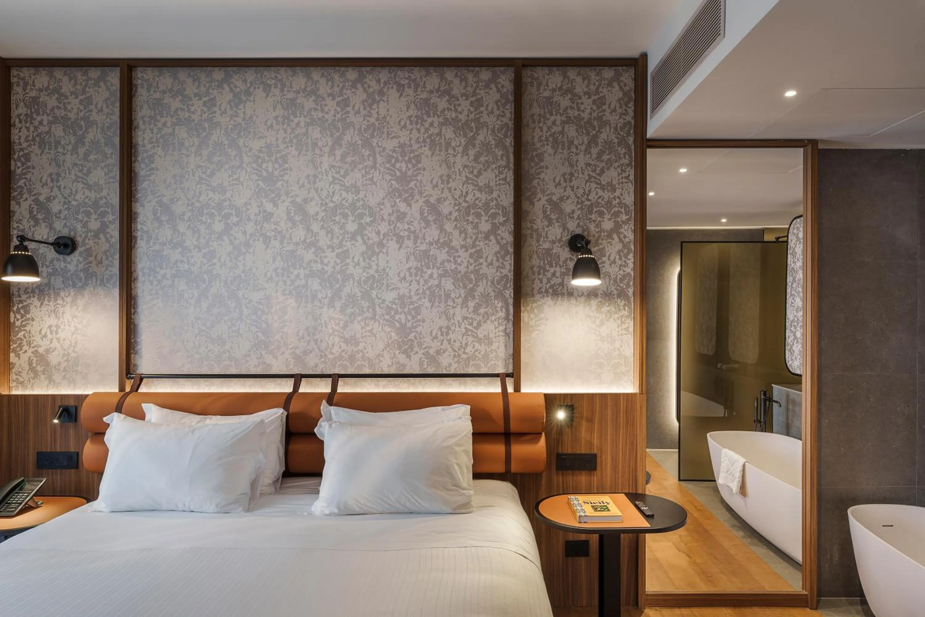 Bed in Picciolo Etna Golf Resort & Spa, Curio Collection by Hilton