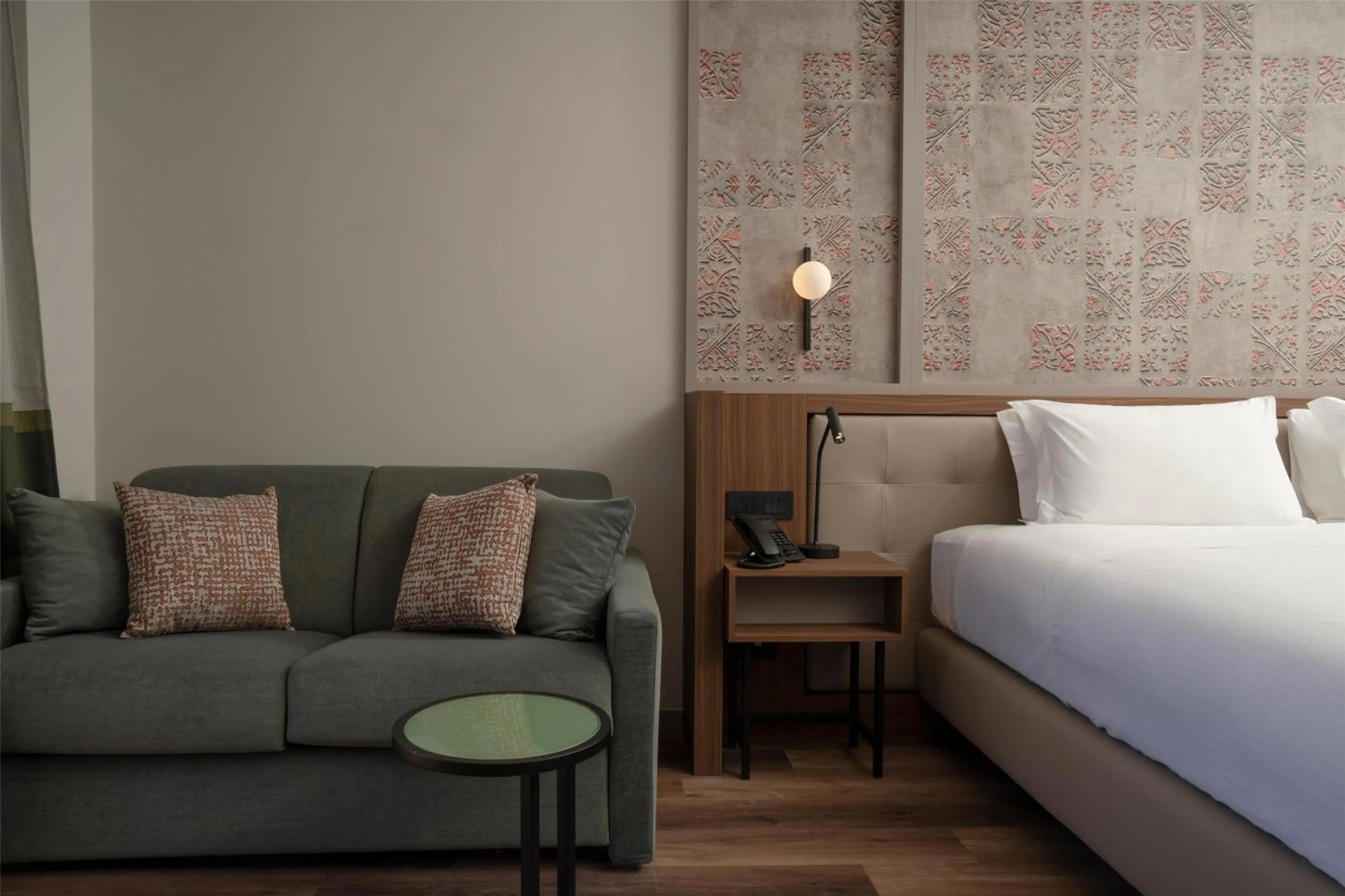 Living room, Bed in Picciolo Etna Golf Resort & Spa, Curio Collection by Hilton