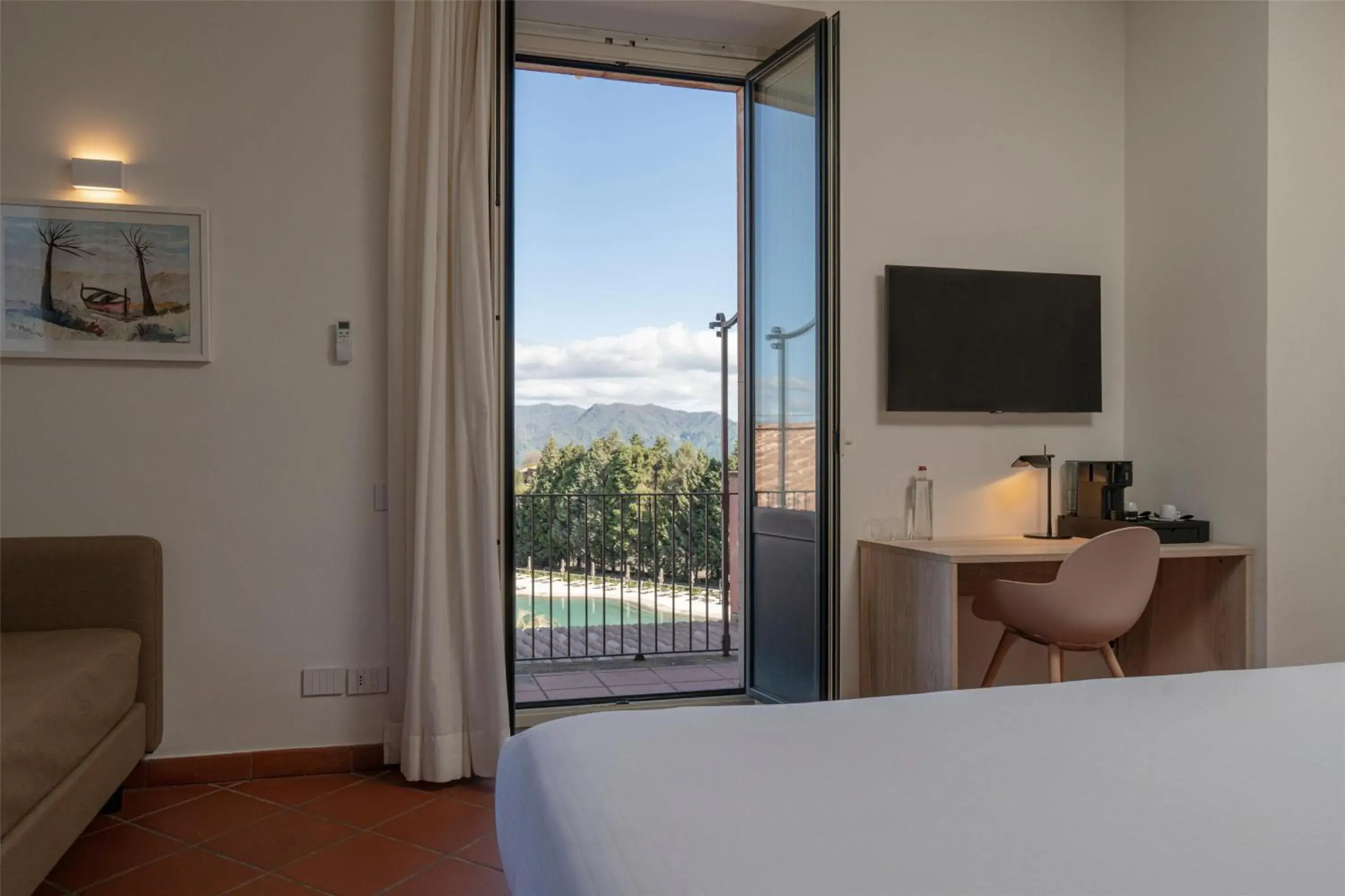 Club House Twin Room with Sofa and Balcony in Picciolo Etna Golf Resort & Spa, Curio Collection by Hilton Club House Twin Room with Sofa and Balcony in Picciolo Etna Golf Resort & Spa, Curio Collection by Hilton
