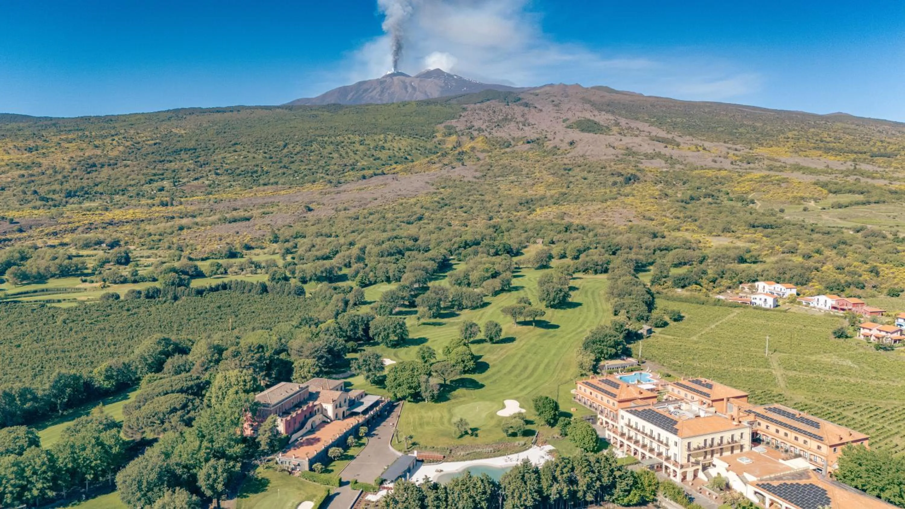Bird's eye view in Picciolo Etna Golf Resort & Spa, Curio Collection by Hilton