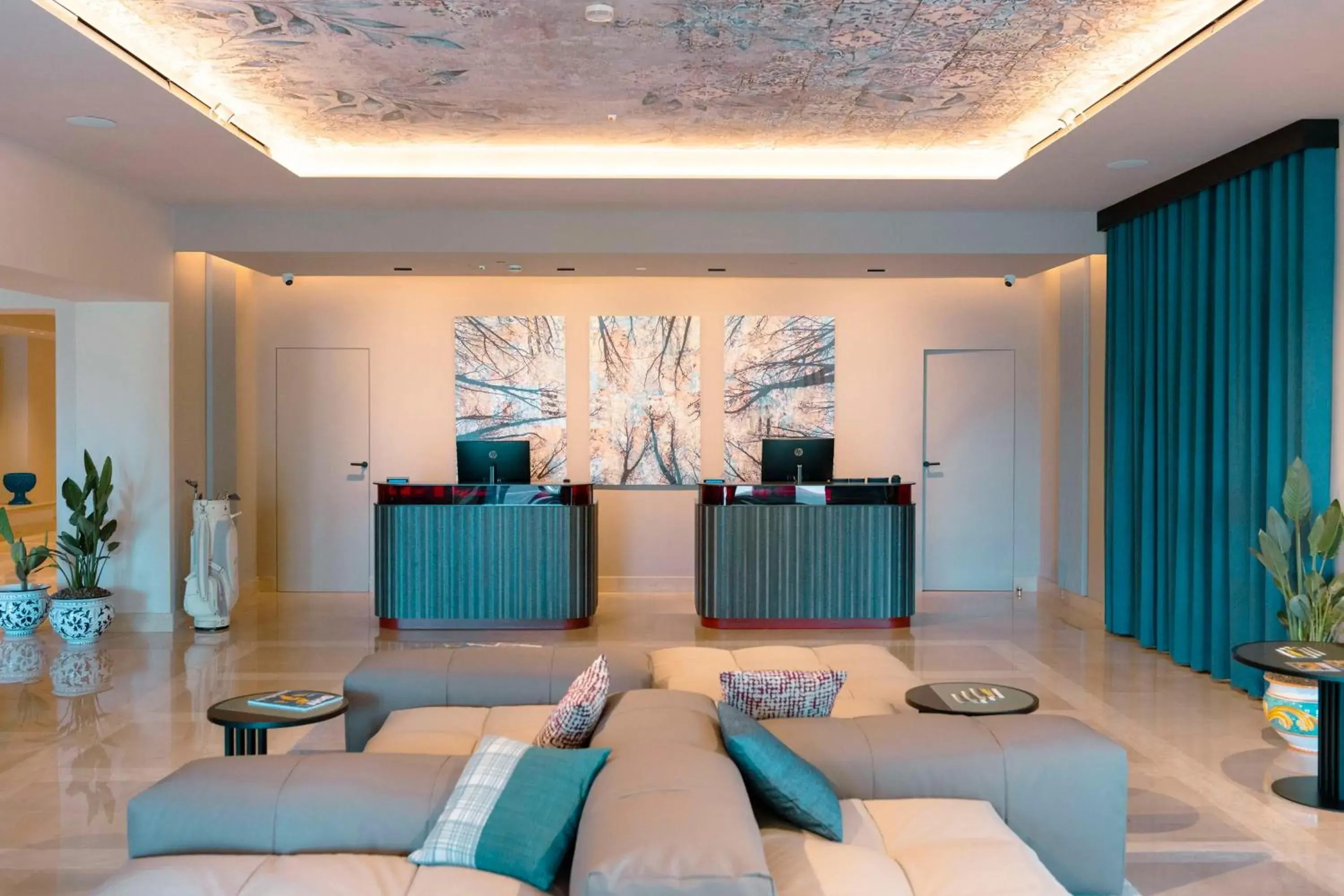 Lobby or reception in Picciolo Etna Golf Resort & Spa, Curio Collection by Hilton Lobby or reception in Picciolo Etna Golf Resort & Spa, Curio Collection by Hilton