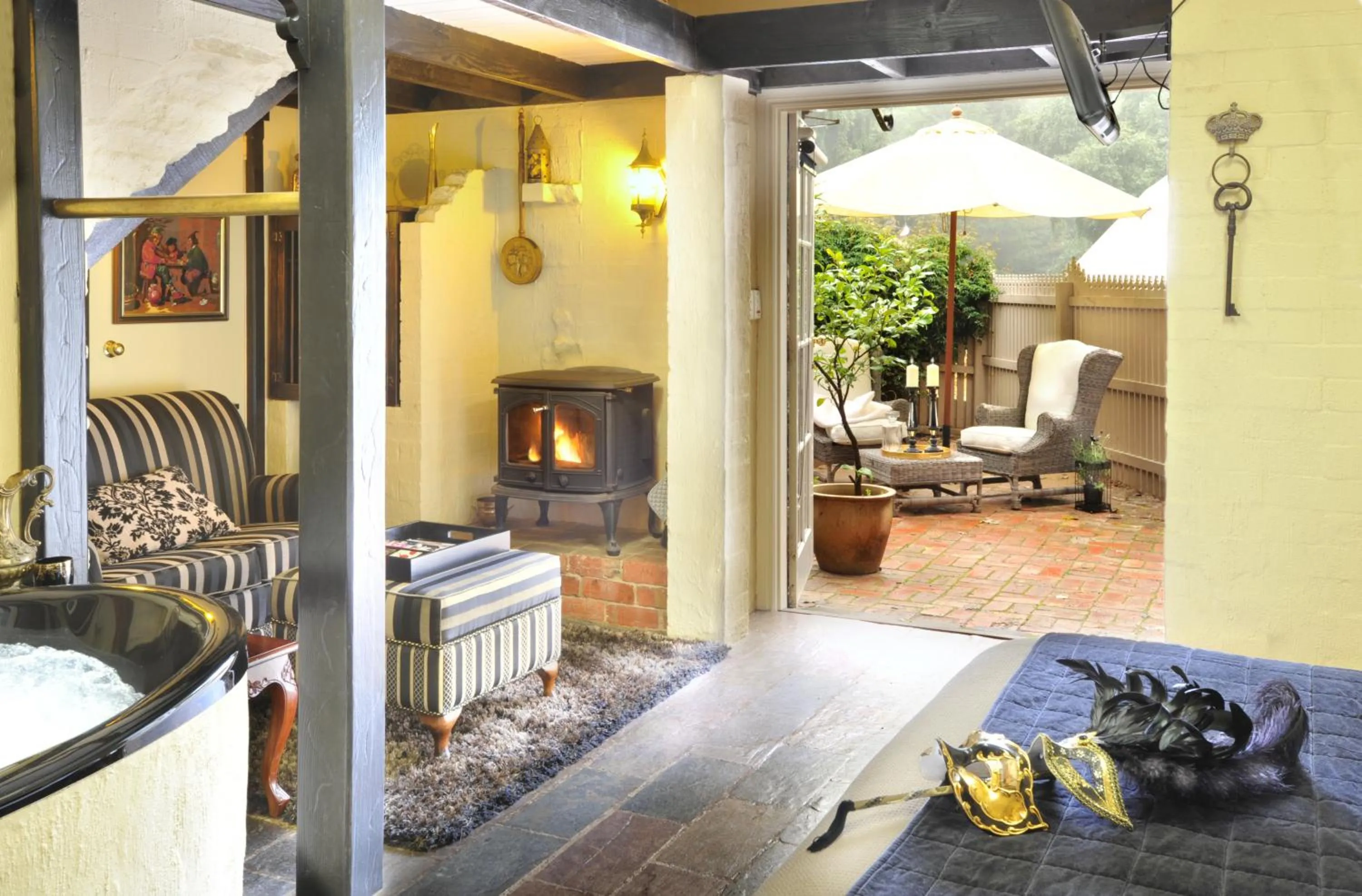 Balcony/Terrace in A Loft In The Mill Boutique Accommodation