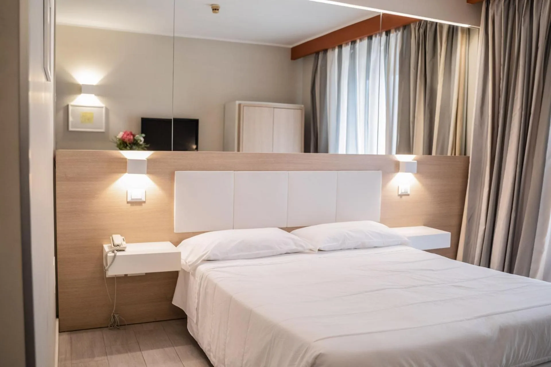 Bed in Hotel Mediterraneo