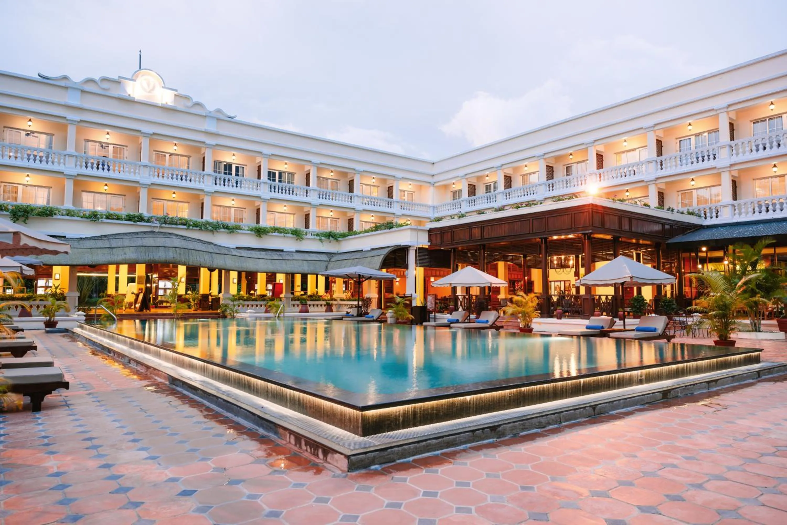 Swimming pool in Victoria Can Tho Resort