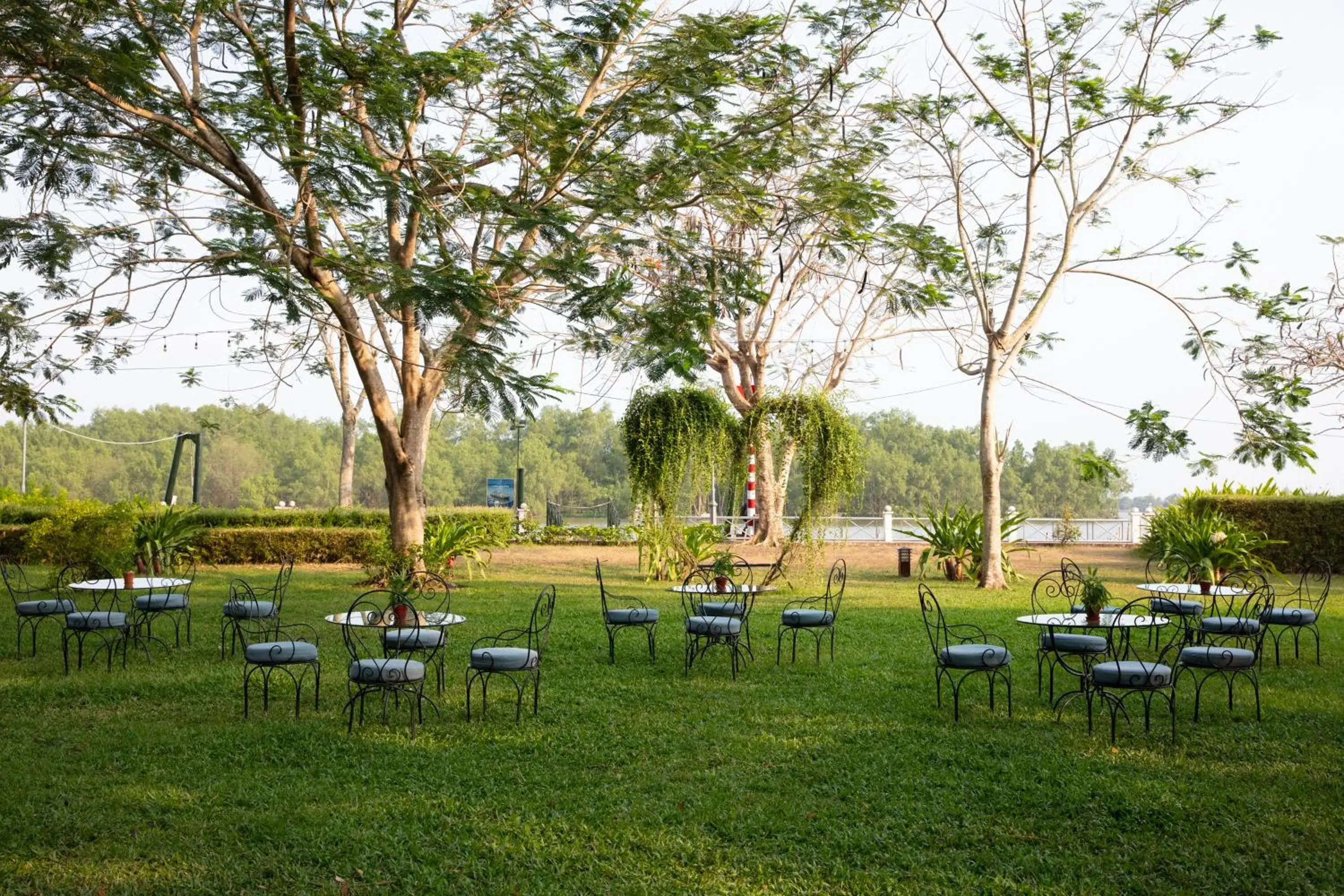 Garden view in Victoria Can Tho Resort Garden view in Victoria Can Tho Resort