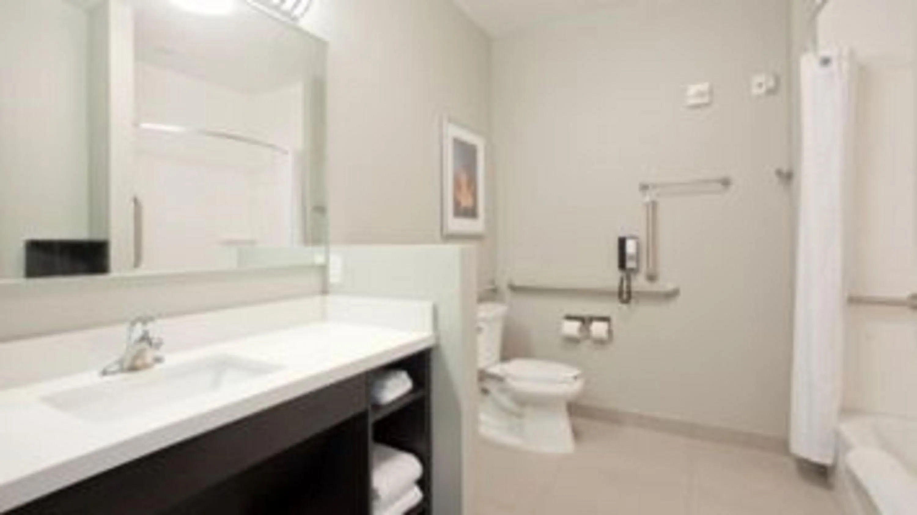 Bathroom in Candlewood Suites Grand Island by IHG