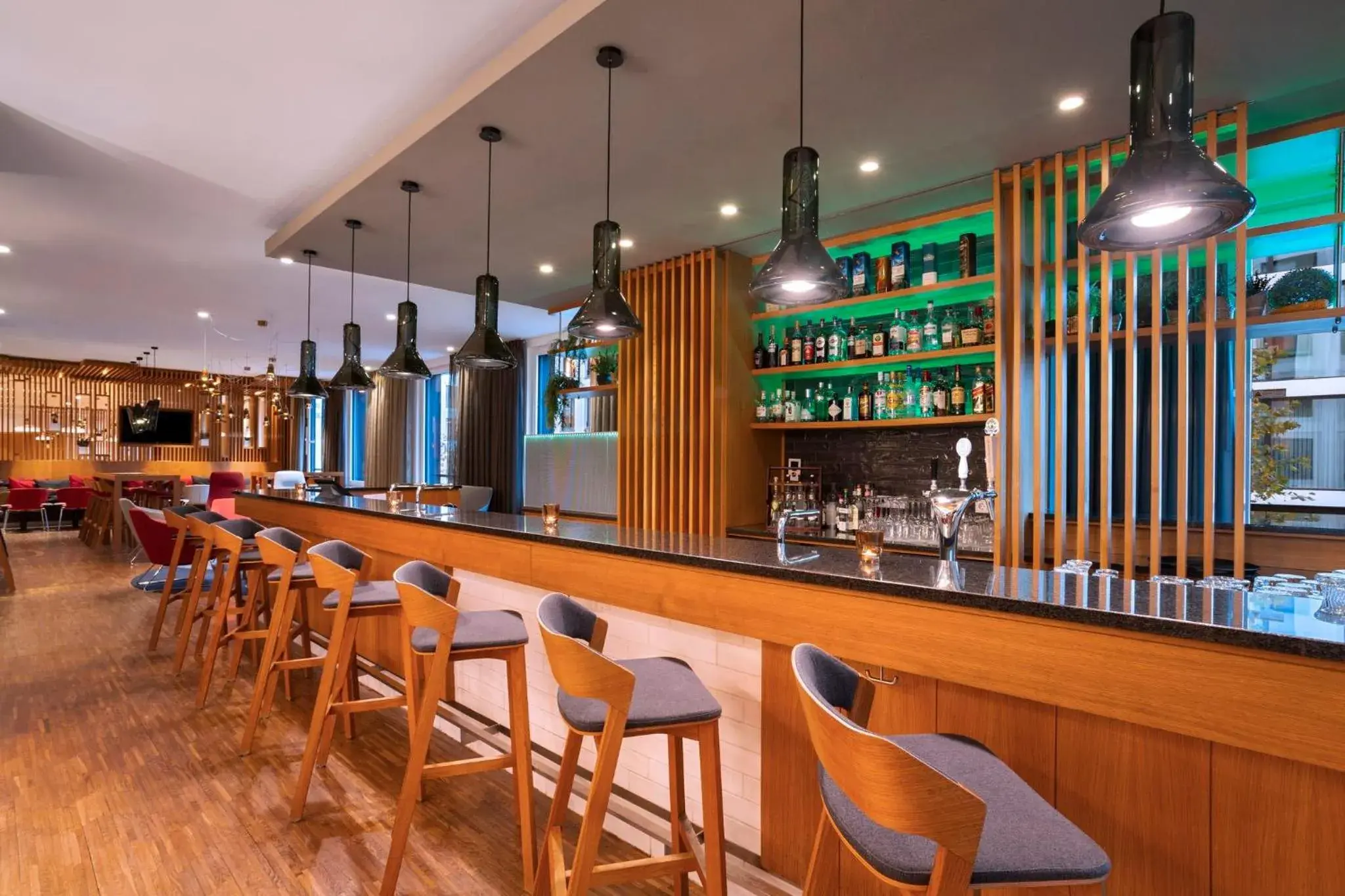 Lounge or bar in Holiday Inn Express Munich City West by IHG Lounge or bar in Holiday Inn Express Munich City West by IHG