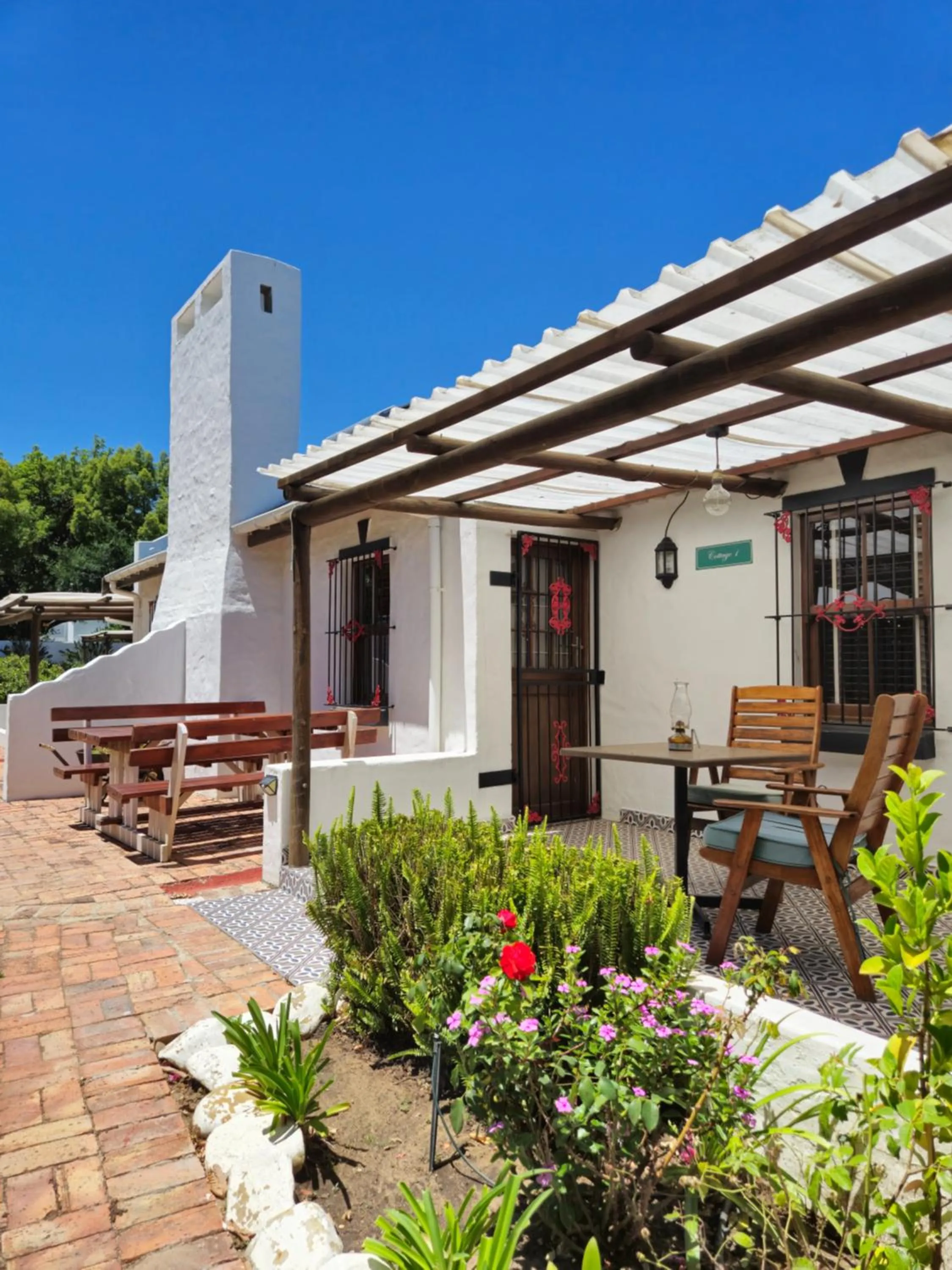 Patio in De Leeuwenhof Estate