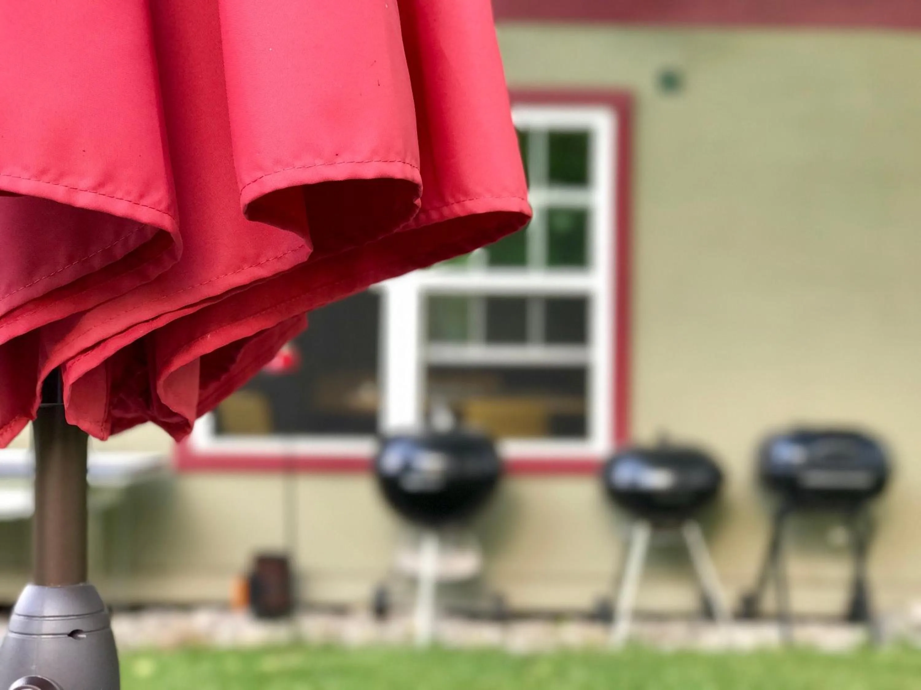 BBQ facilities in Cedar Ridge Cabins