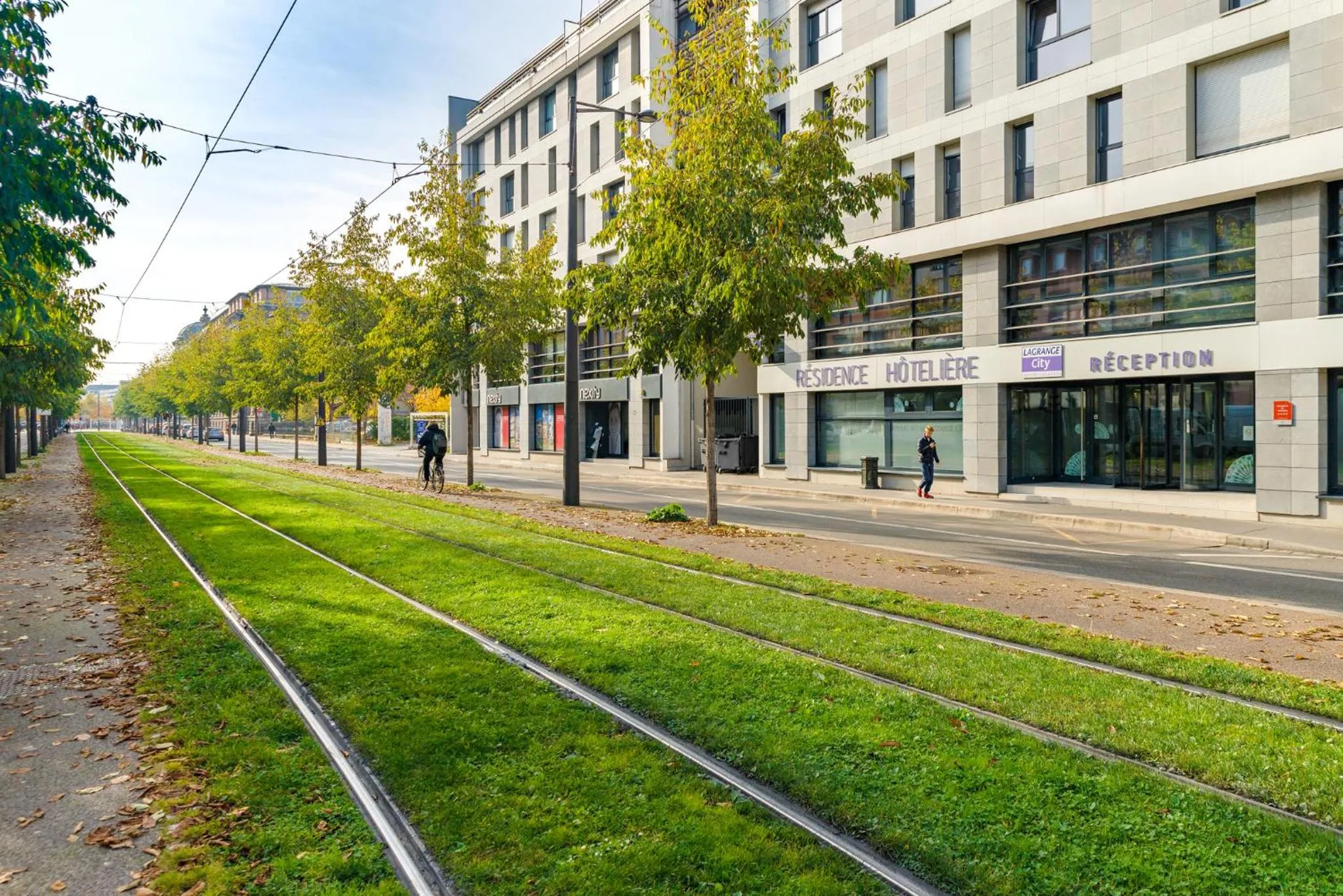 Property building in Lagrange Apart’Hotel Strasbourg Wilson