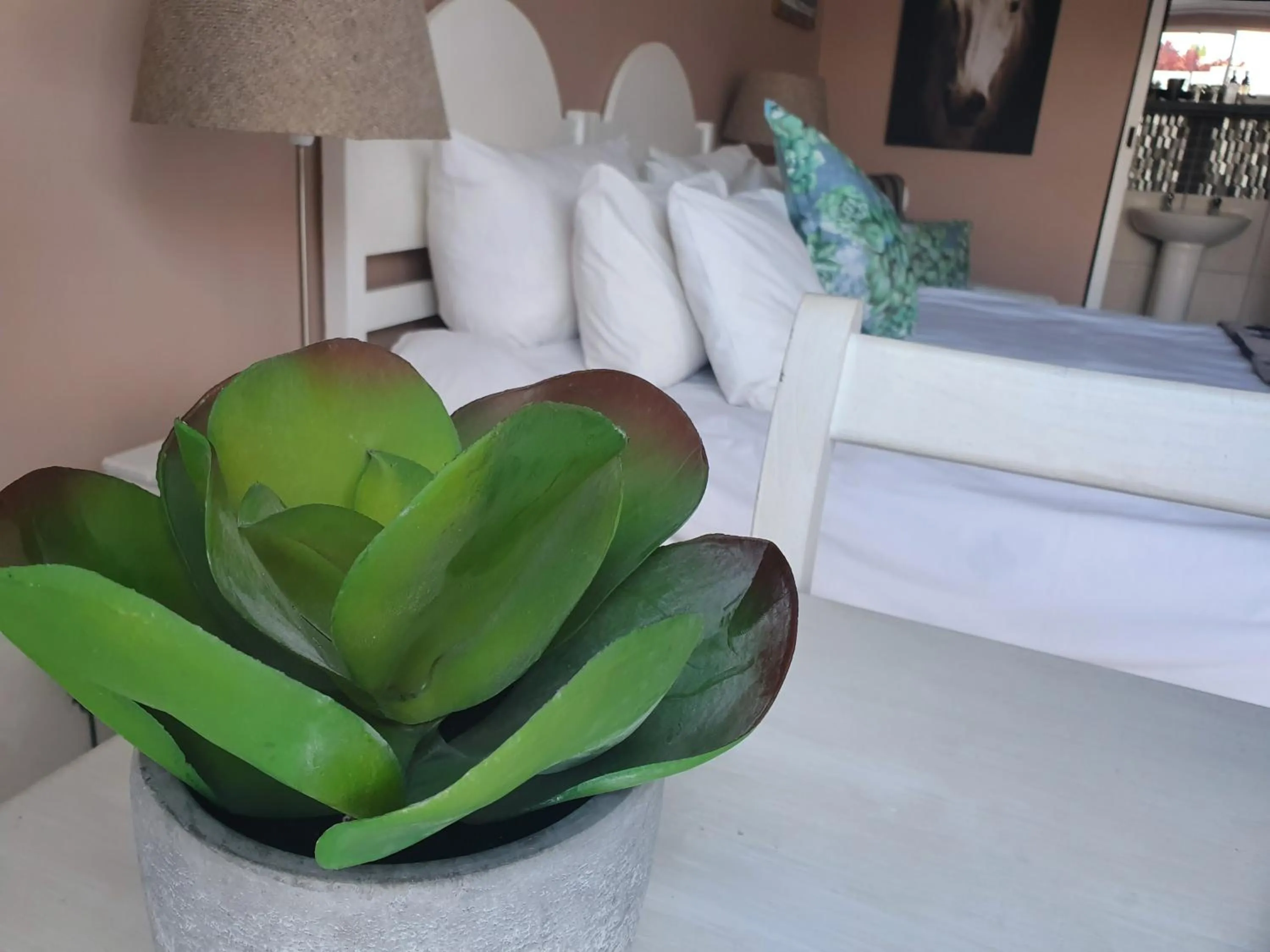 View (from property/room), Bed in Nahoon Bed & Breakfast