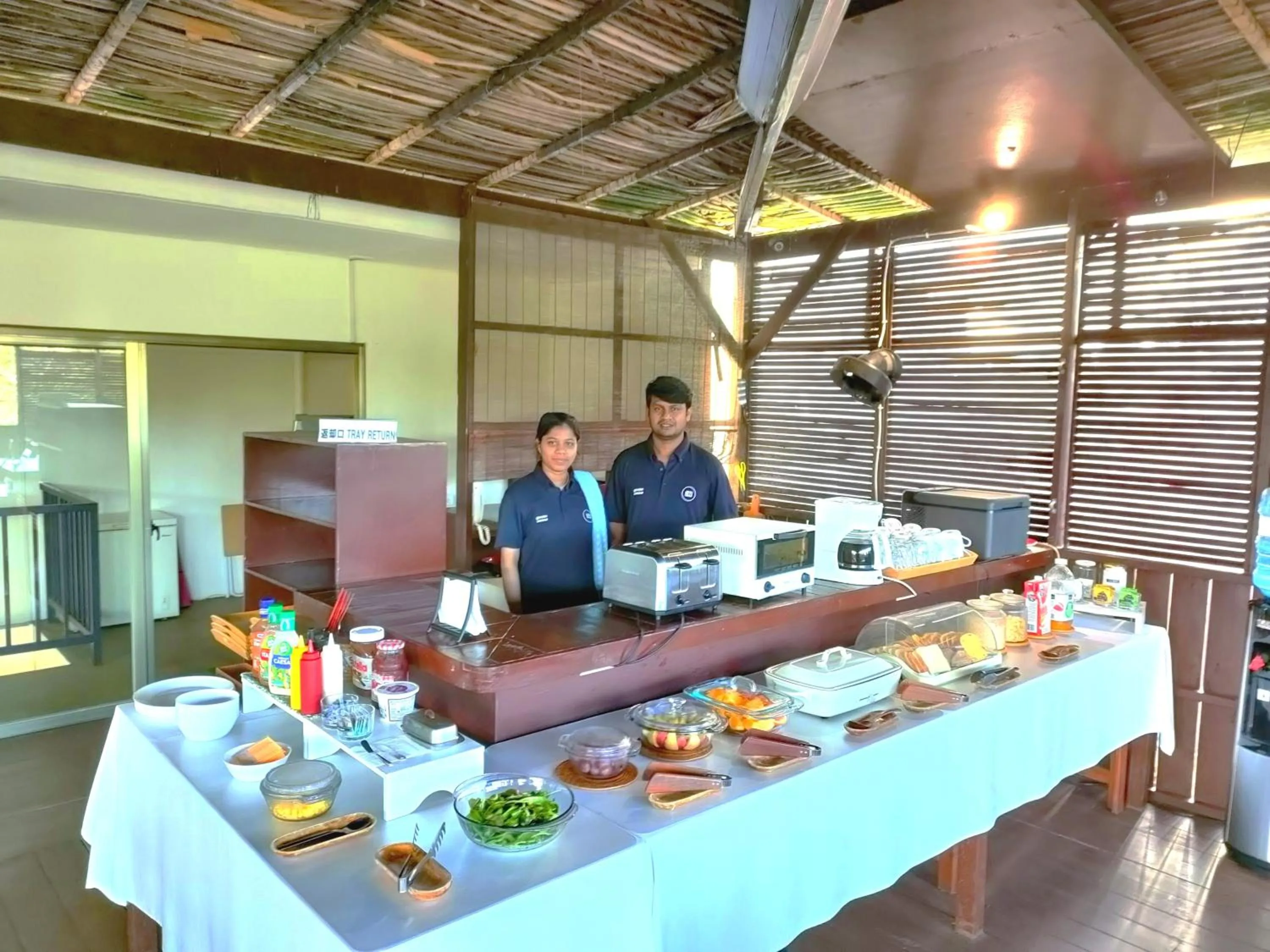 Buffet breakfast in Garden Palace Downtown Koror