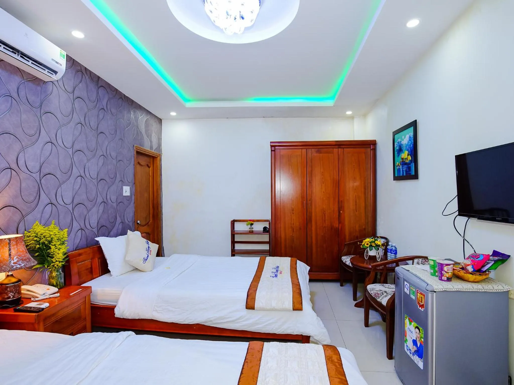 Bed in Thành Hoàng Châu Boutique Hotel